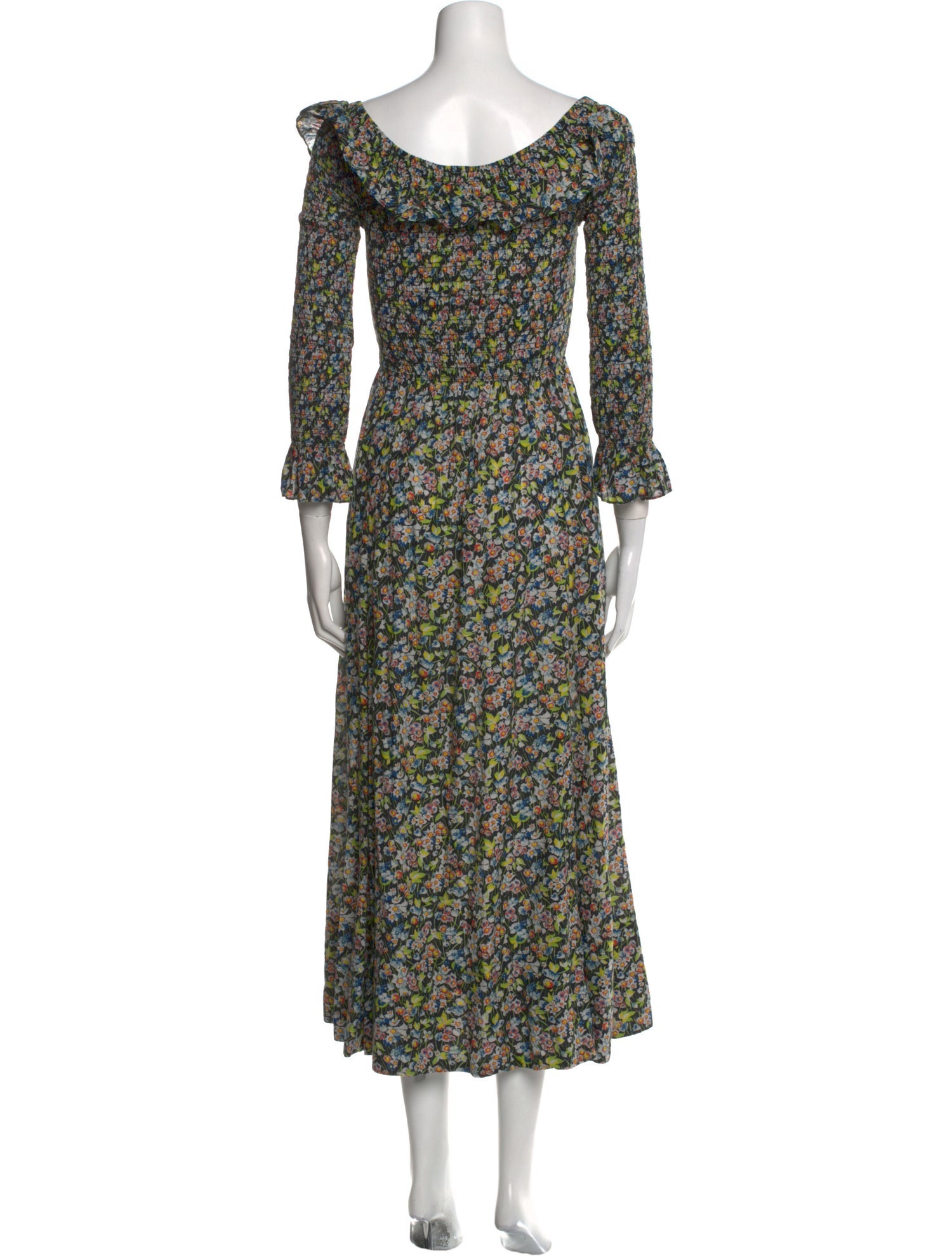 DÔEN Floral Print Long Dress