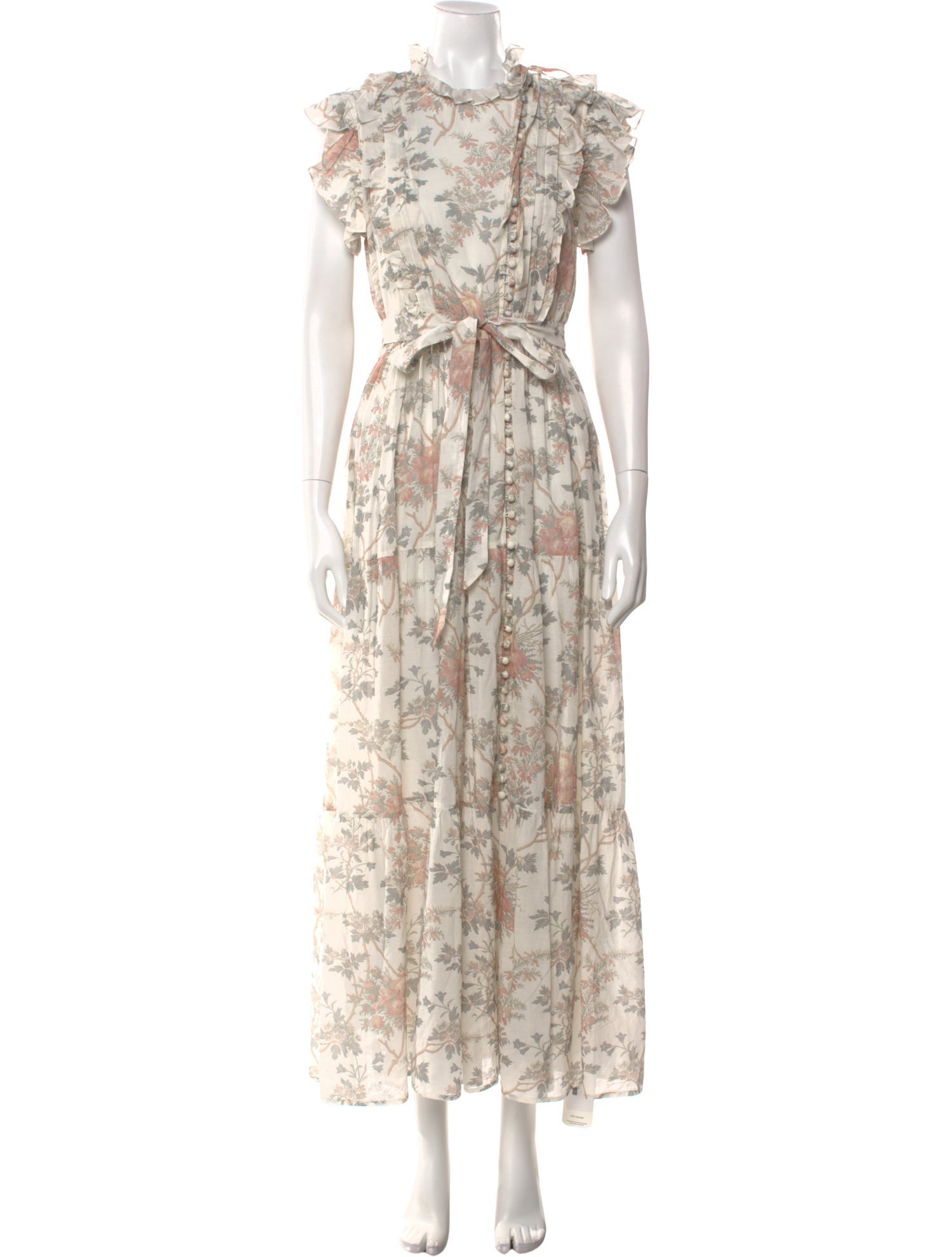 DÔEN Floral Print Long Dress
