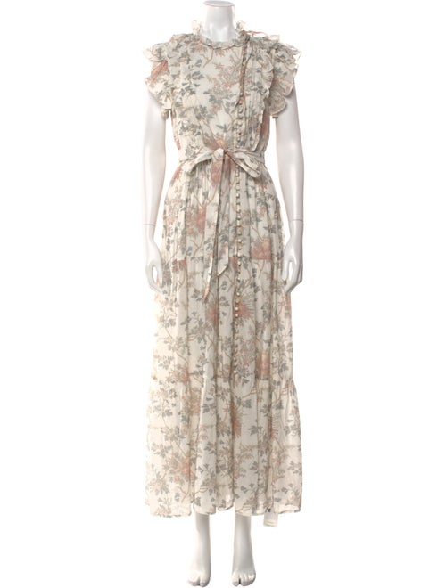 DÔEN Floral Print Long Dress