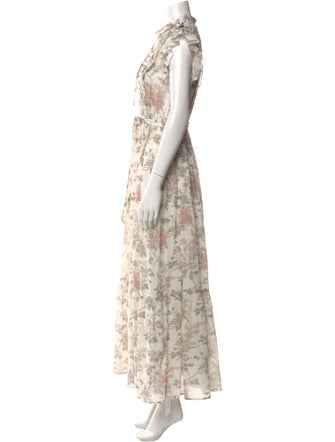DÔEN Floral Print Long Dress