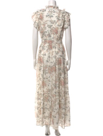 DÔEN Floral Print Long Dress