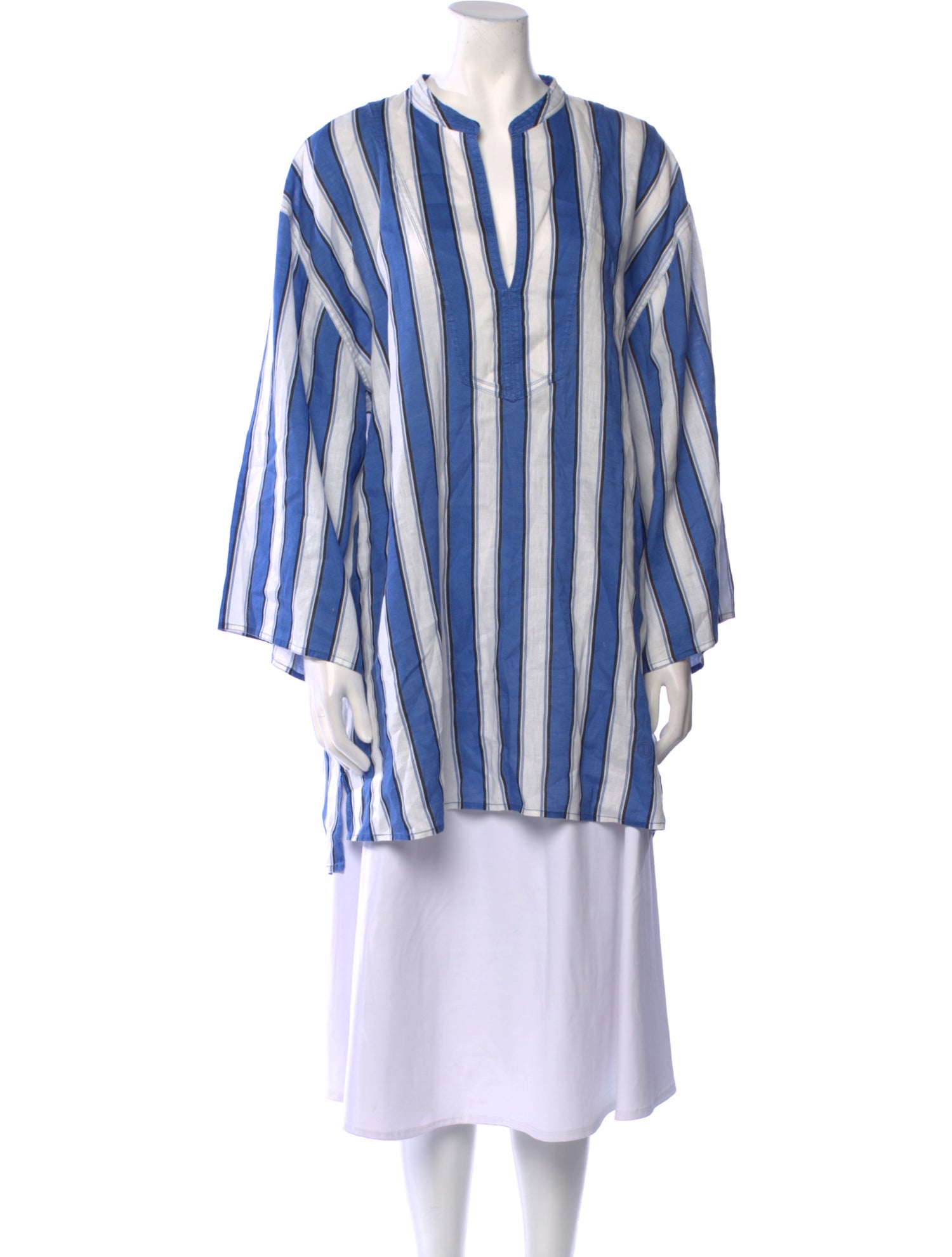 DÔEN Linen Striped Tunic
