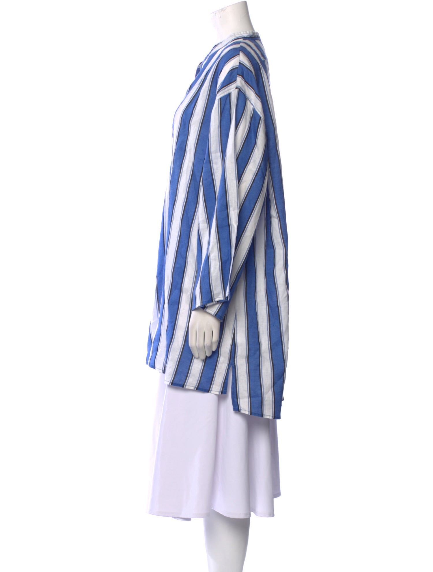DÔEN Linen Striped Tunic
