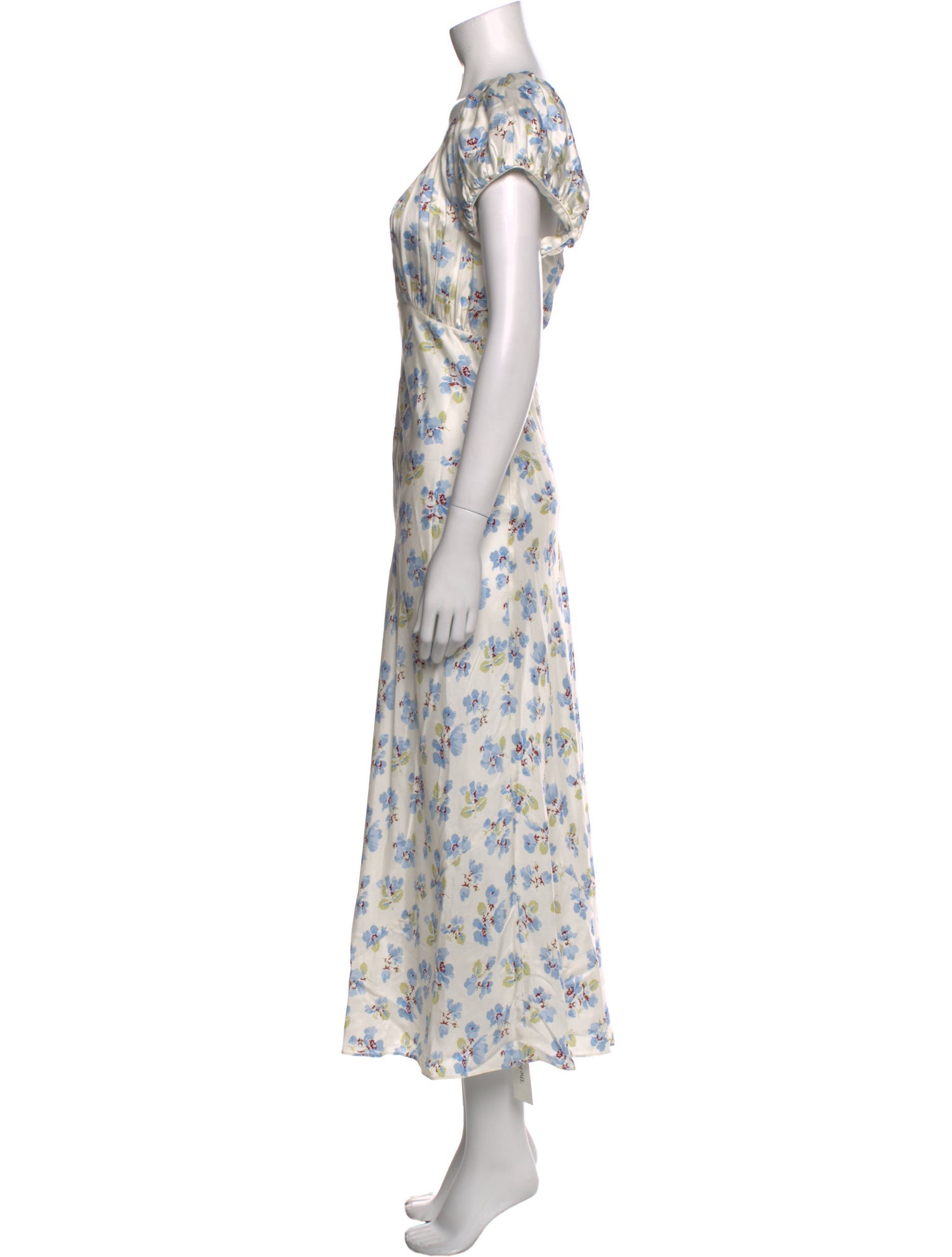 DÔEN Floral Print Long Dress w/ Tags