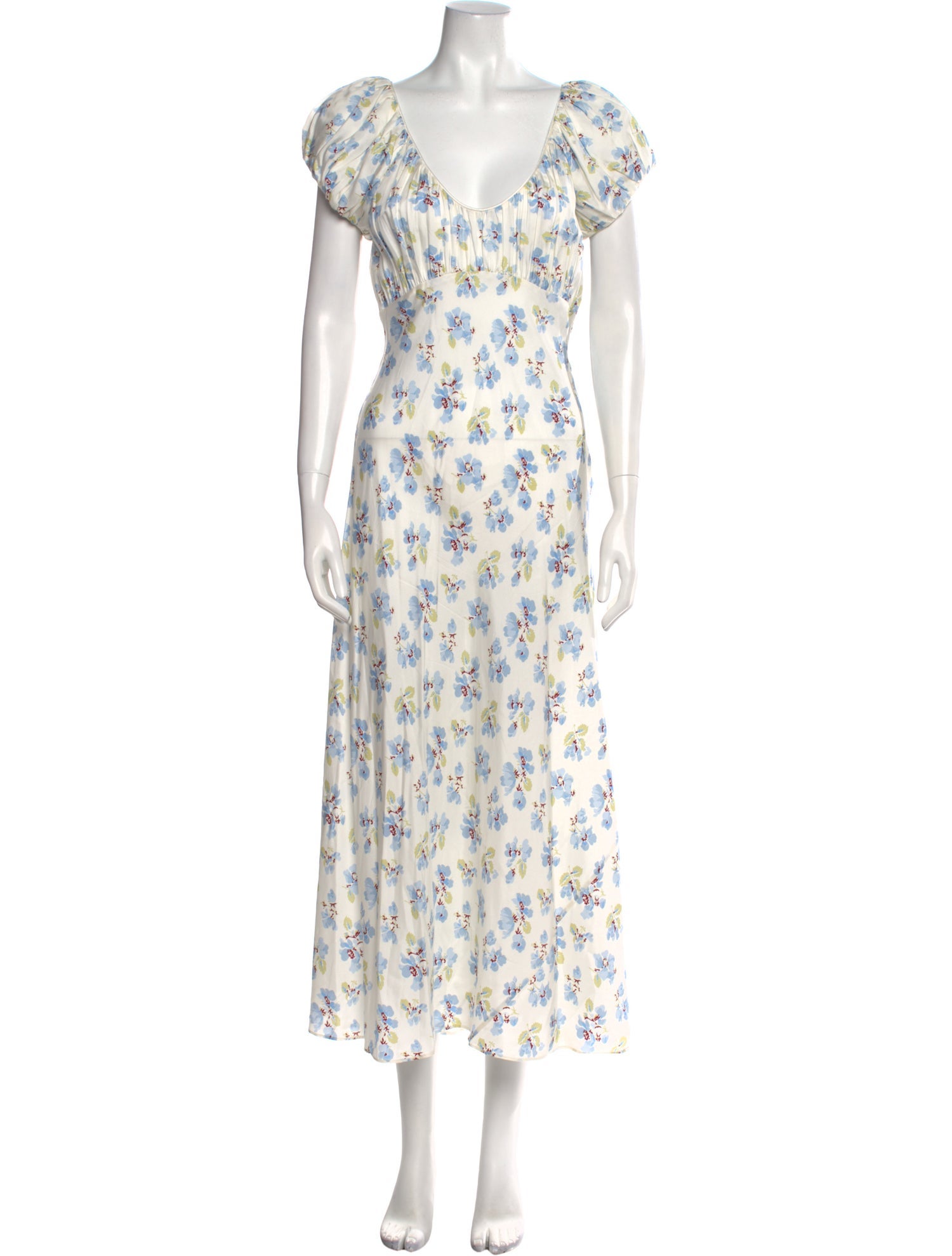 DÔEN Floral Print Long Dress