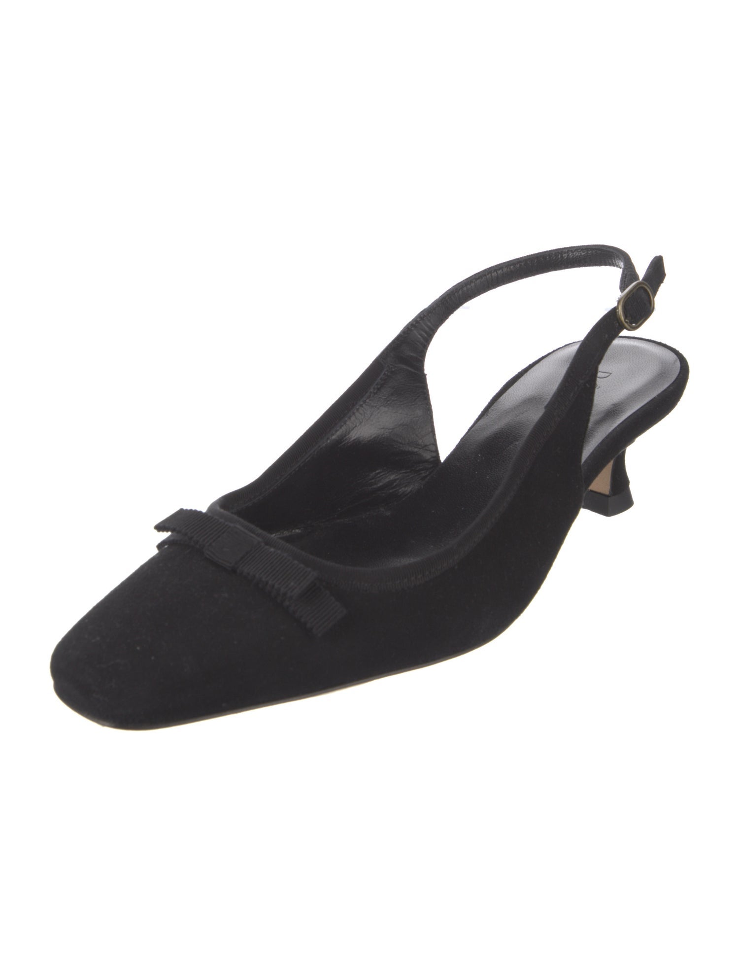 DÔEN Suede Slingback Pumps