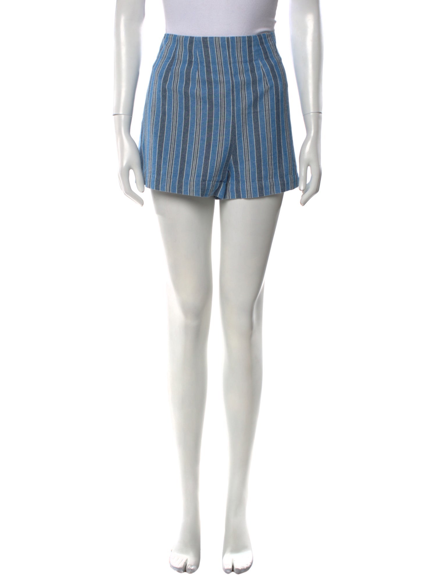 DÔEN Striped Mini Shorts