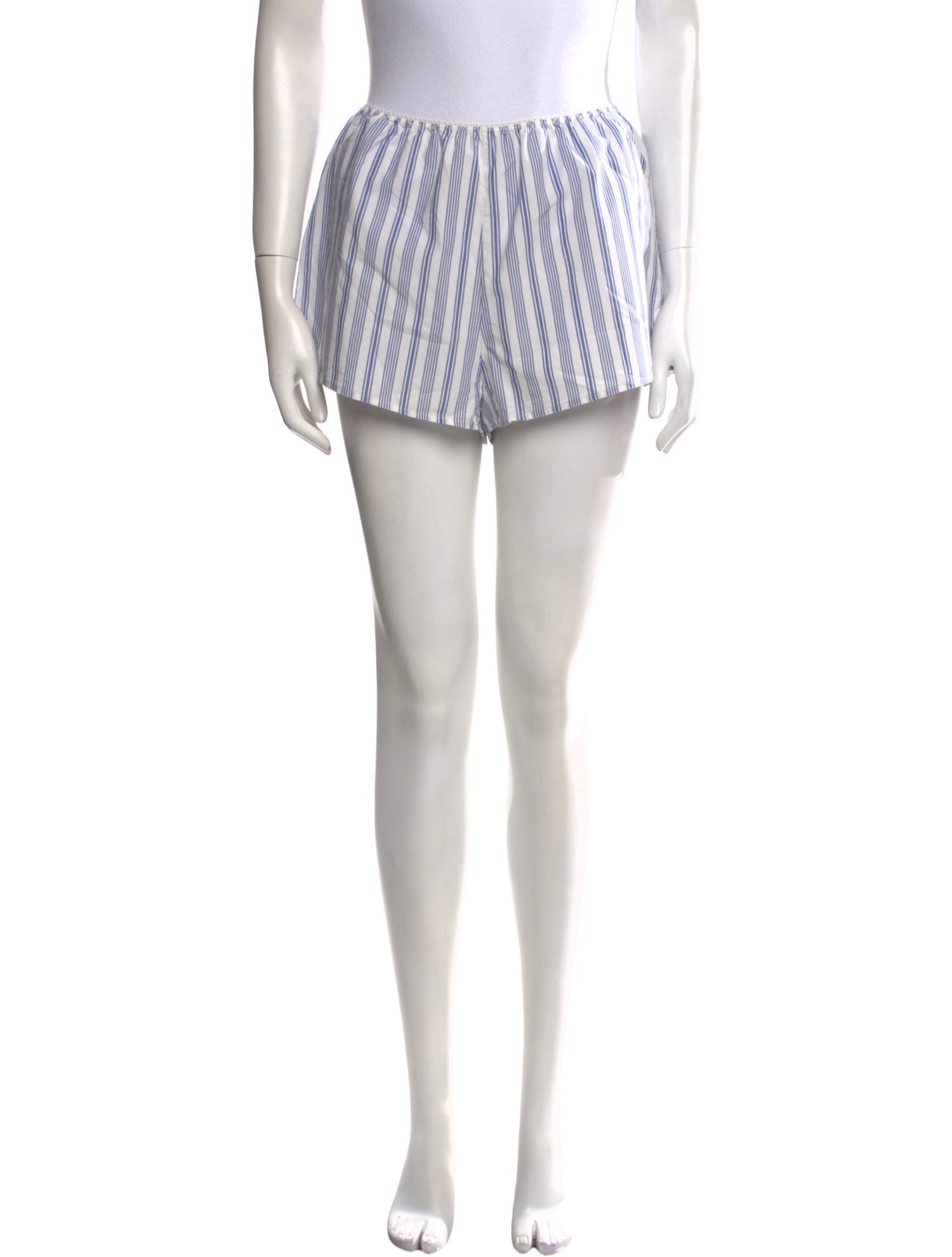 DÔEN Striped Mini Shorts