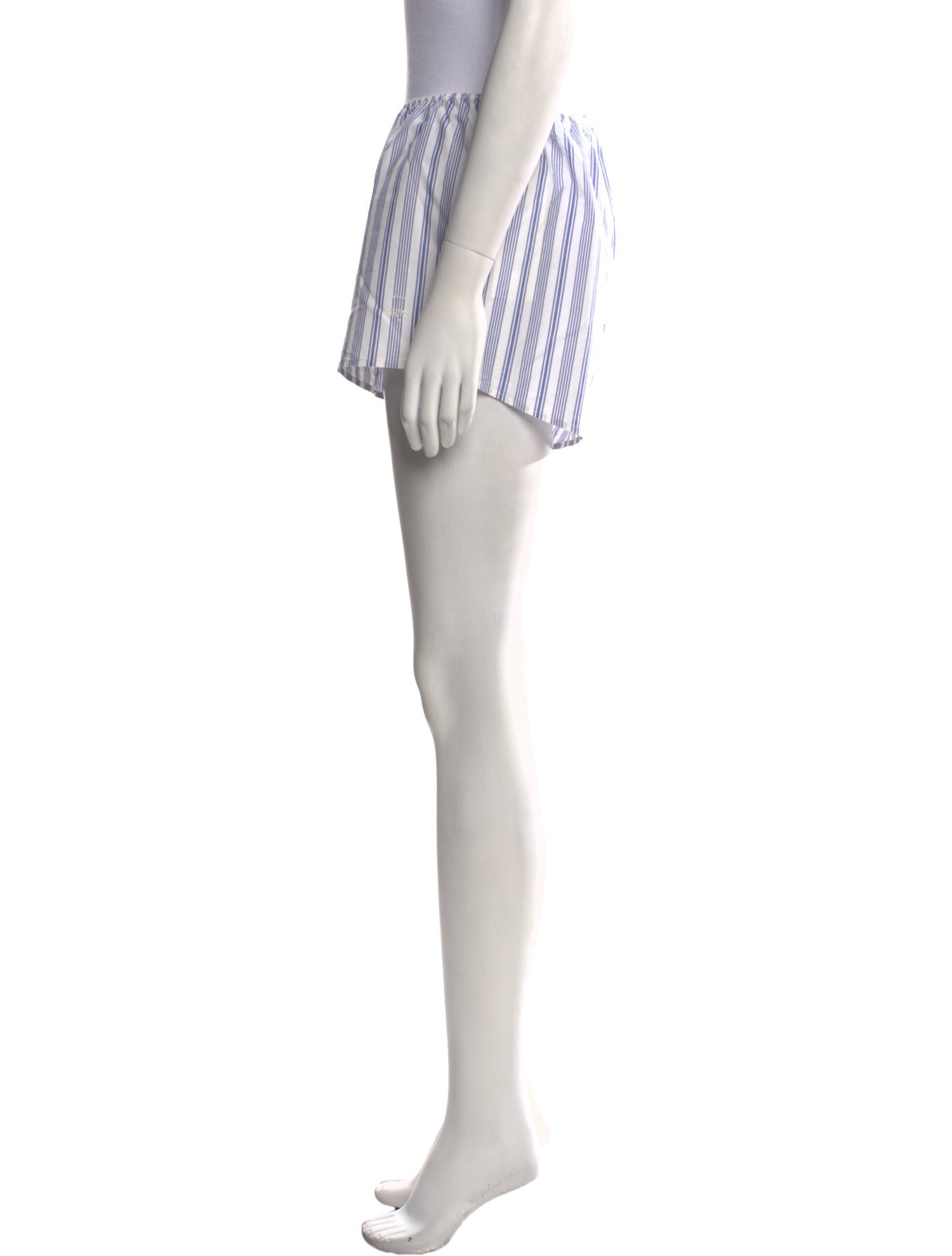 DÔEN Striped Mini Shorts