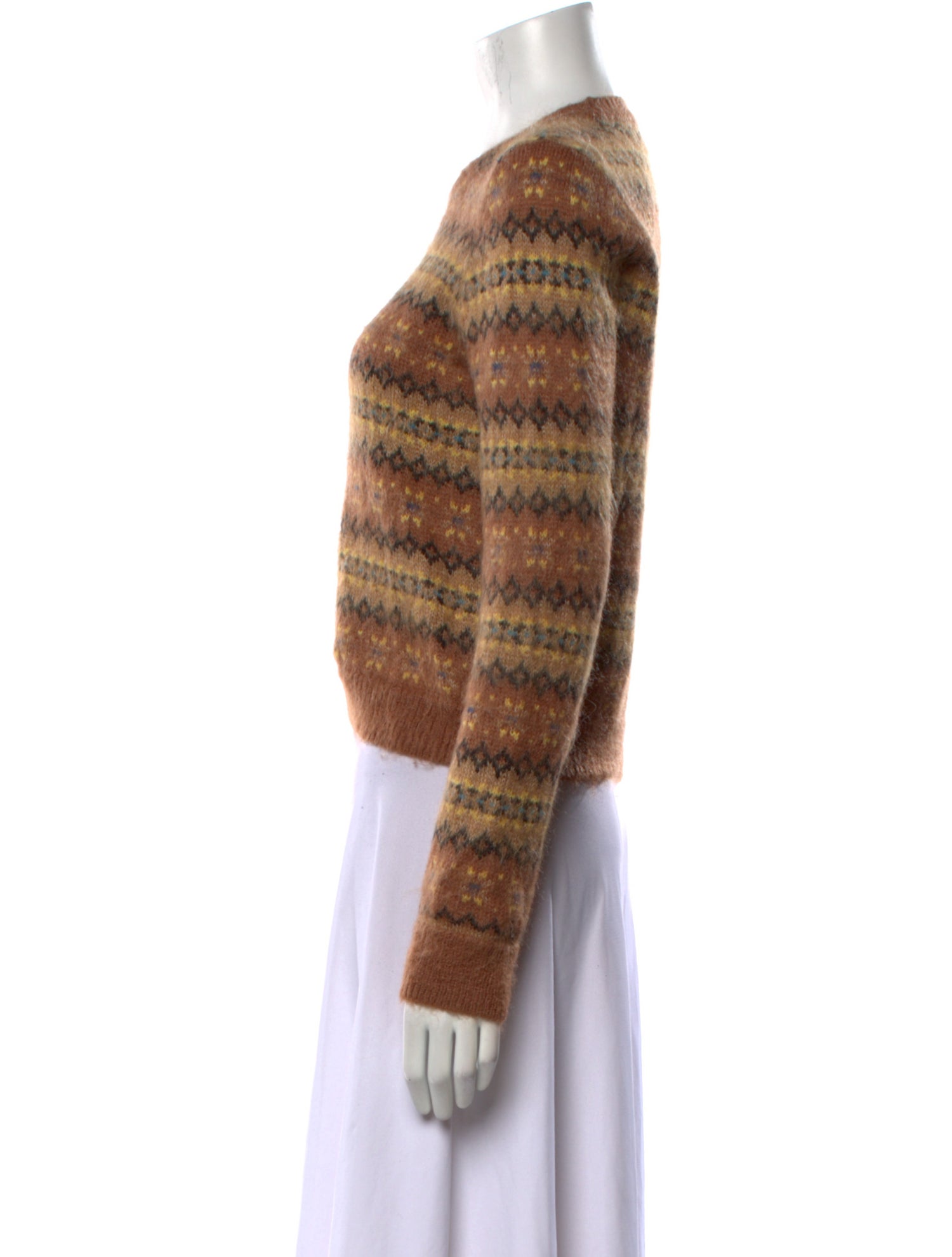 DÔEN Striped Crew Neck Sweater