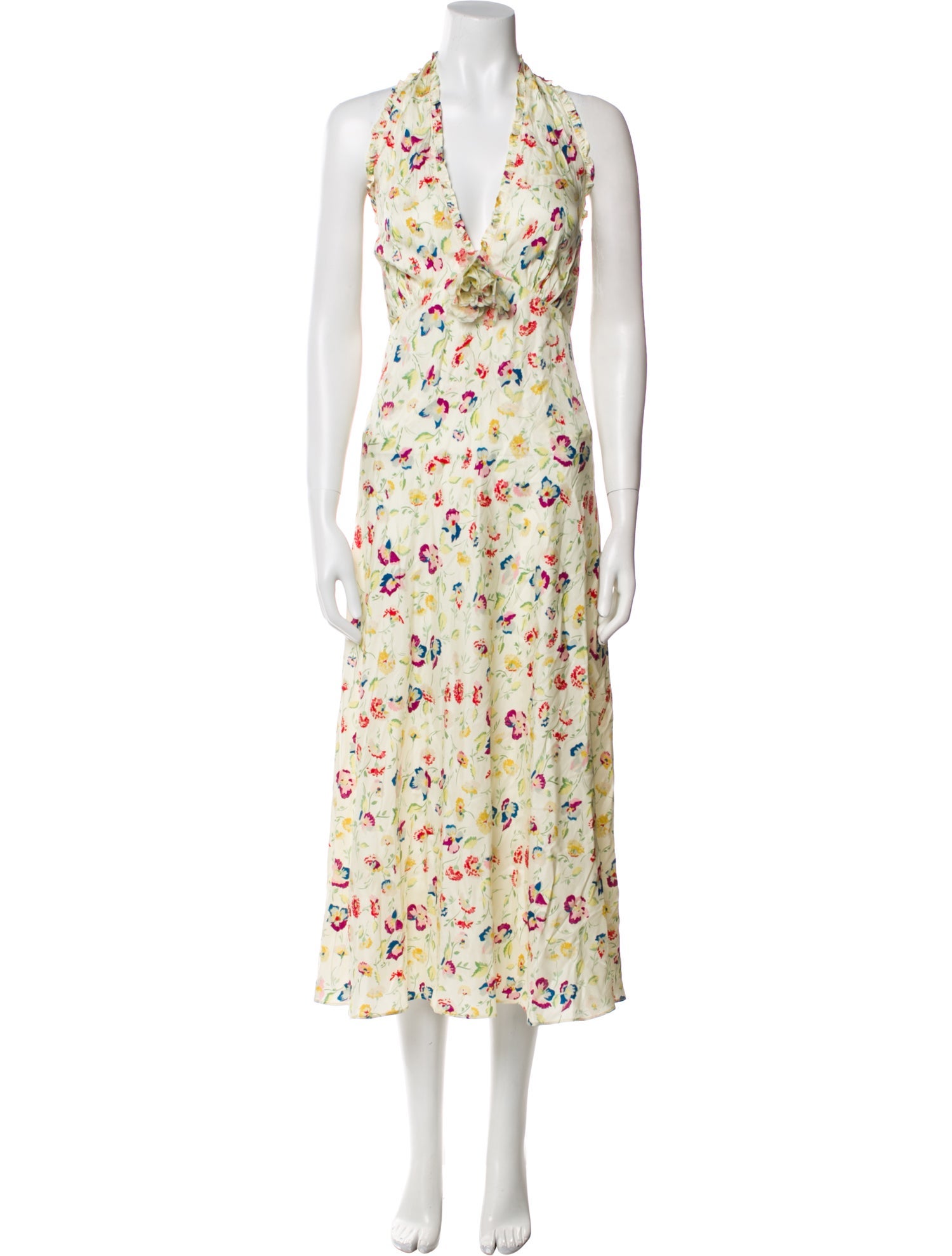 DÔEN Floral Print Long Dress