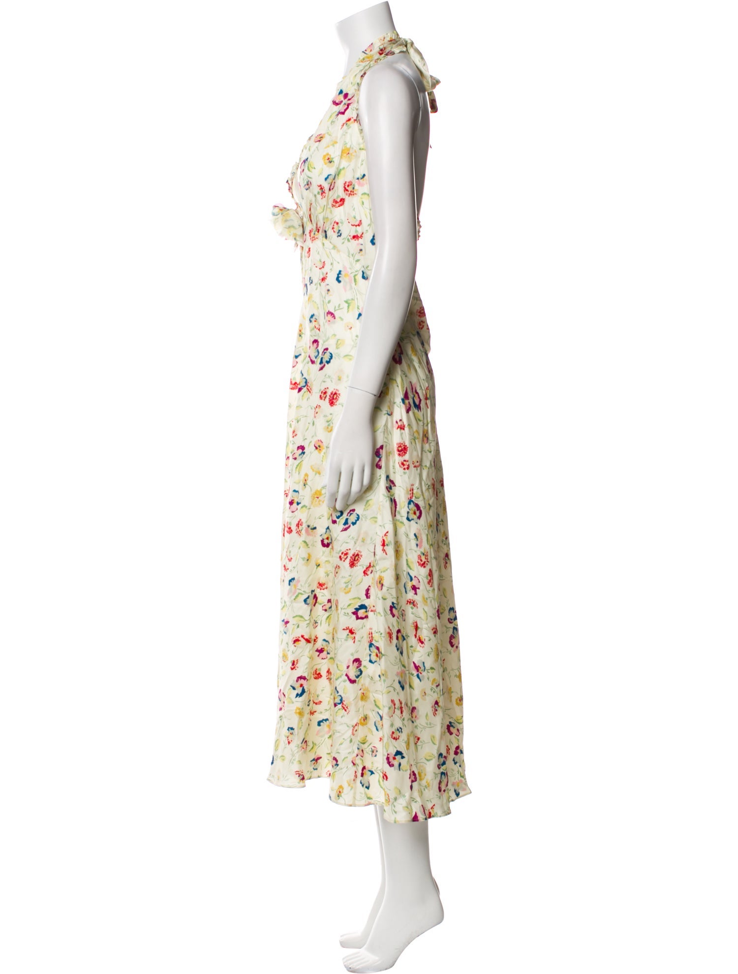 DÔEN Floral Print Long Dress