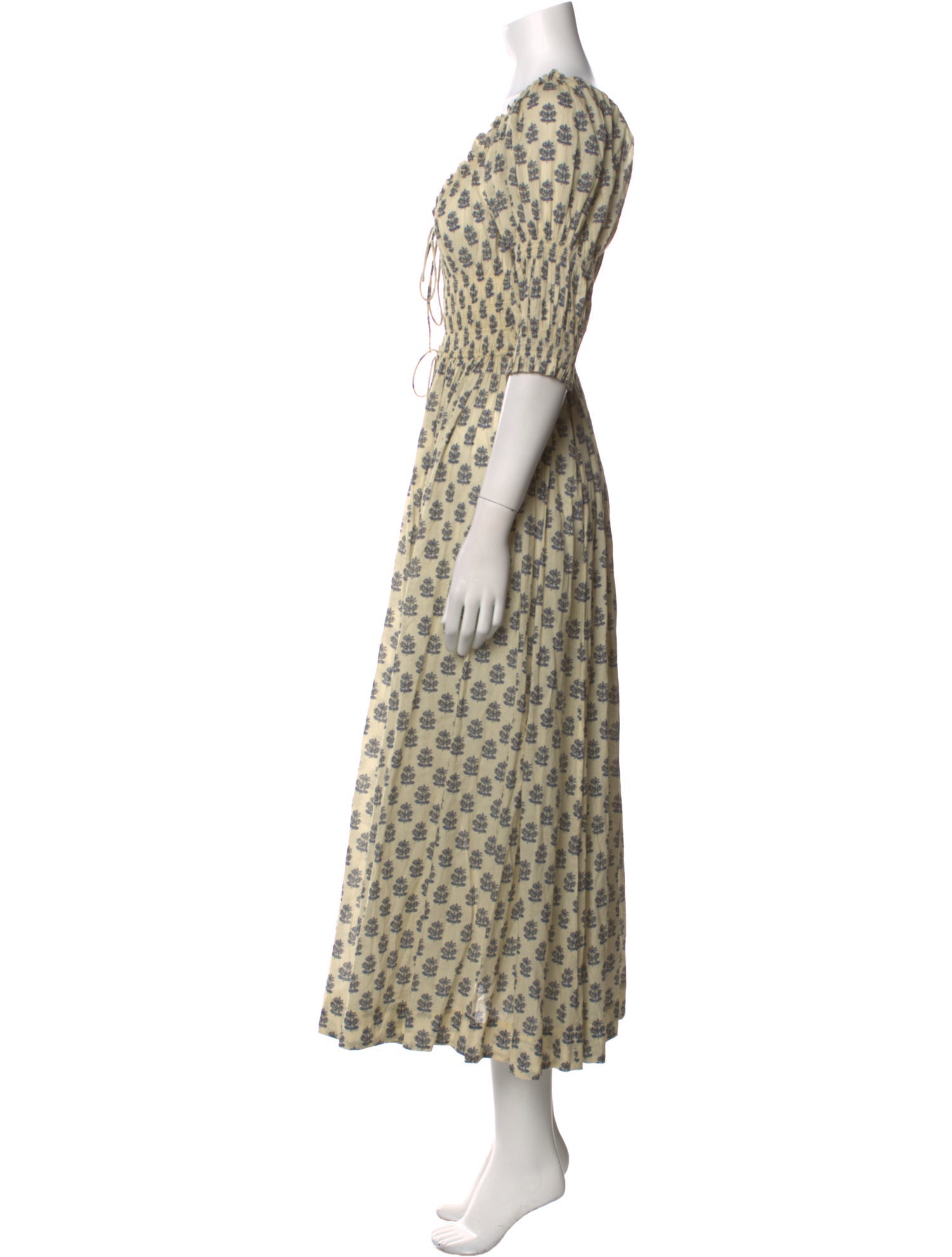 DÔEN Printed Long Dress