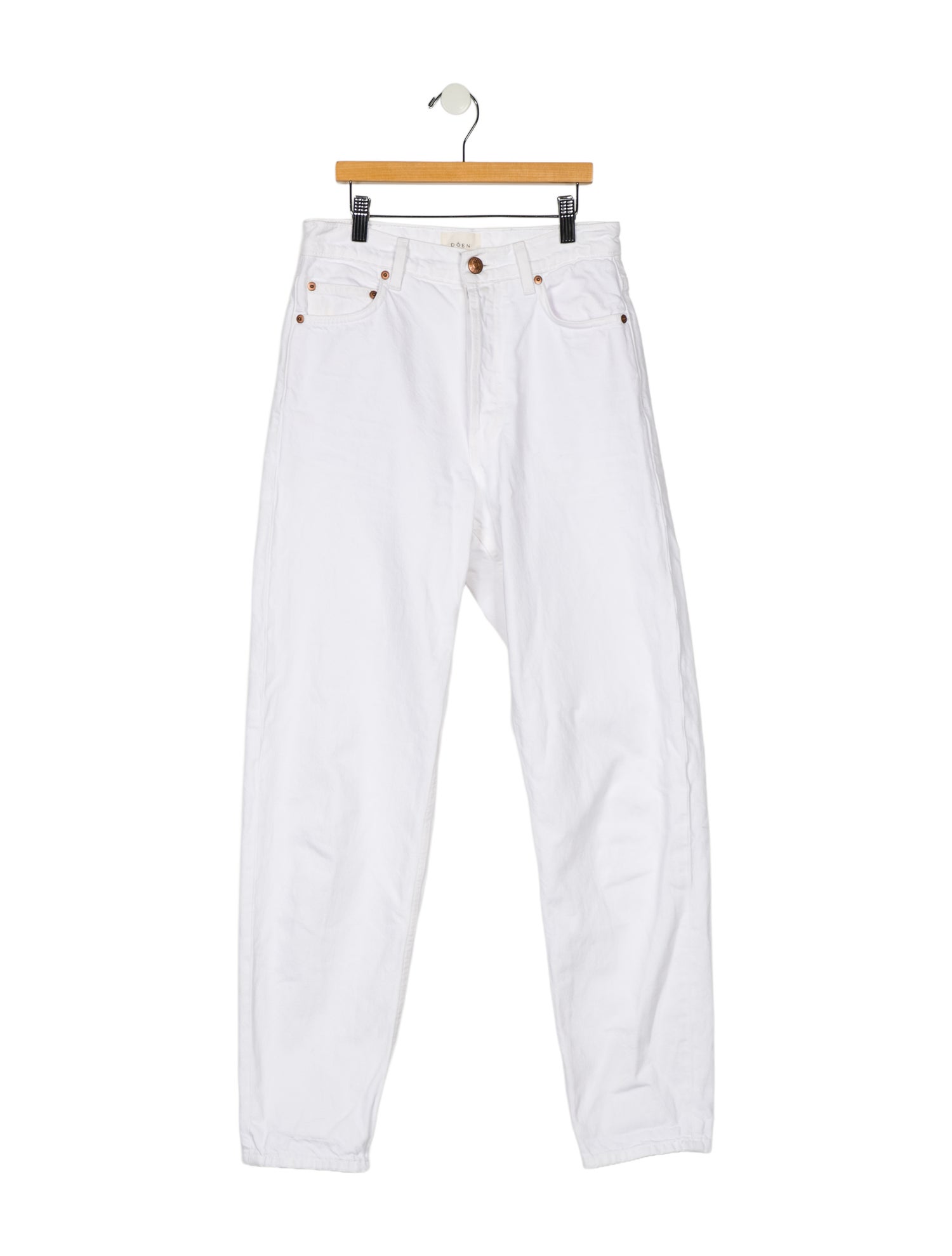DÔEN Mid-Rise Straight Leg Jeans