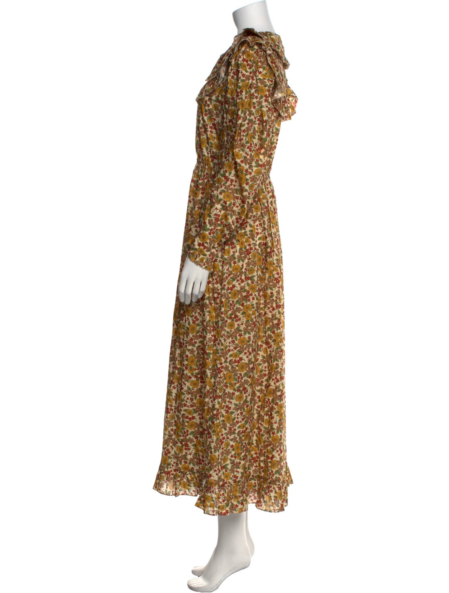 DÔEN Floral Print Long Dress