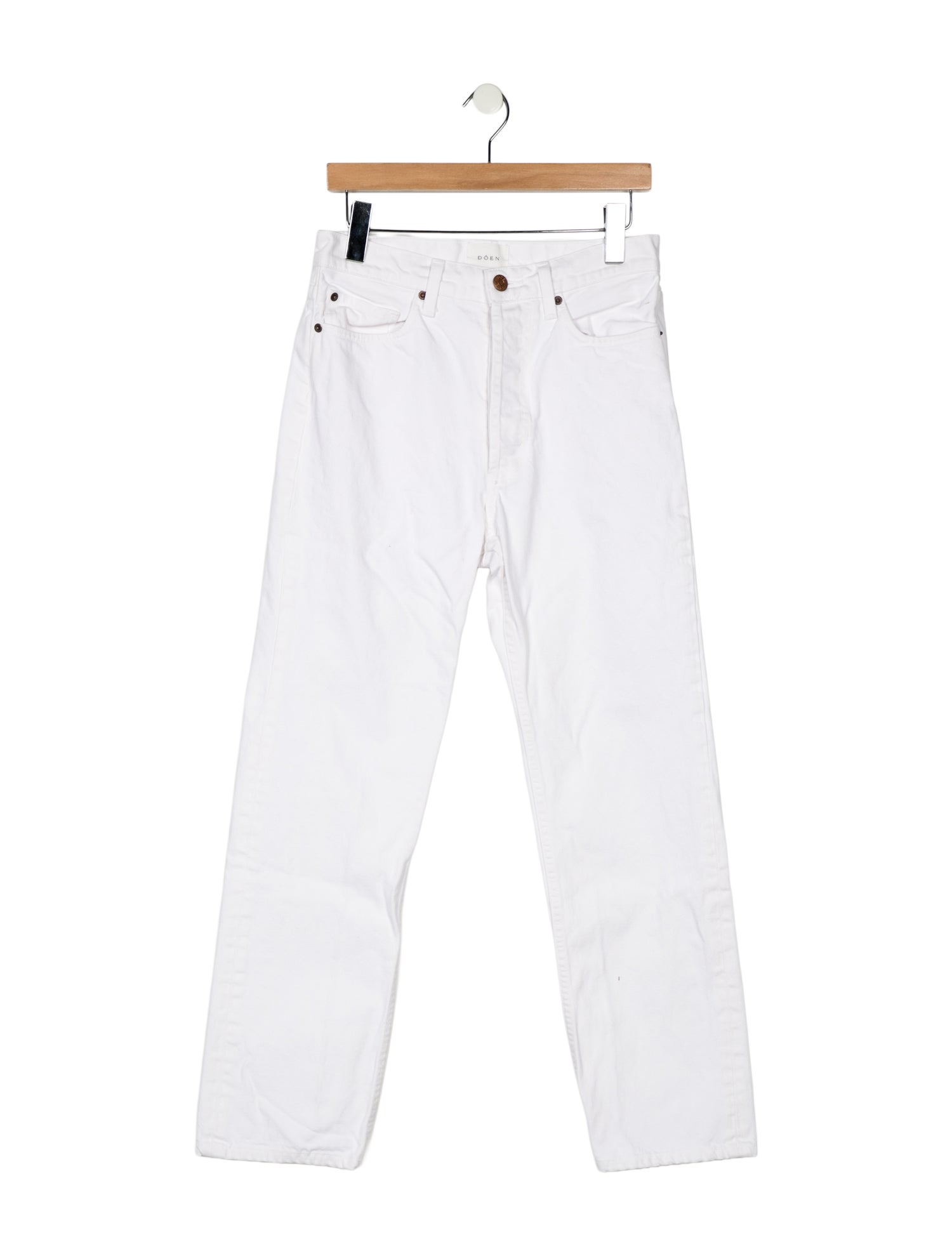 DÔEN High-Rise Straight Leg Jeans