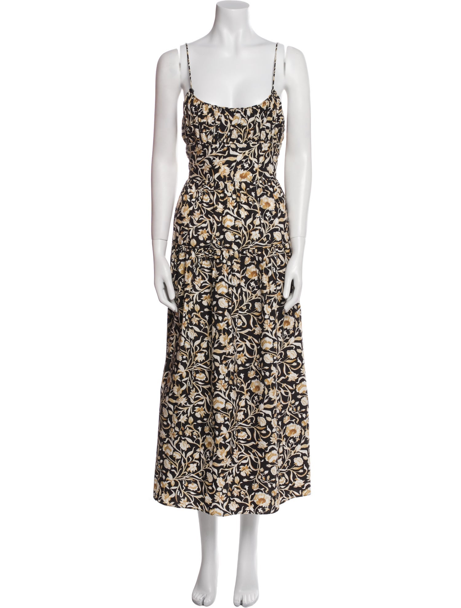 DÔEN Floral Print Long Dress