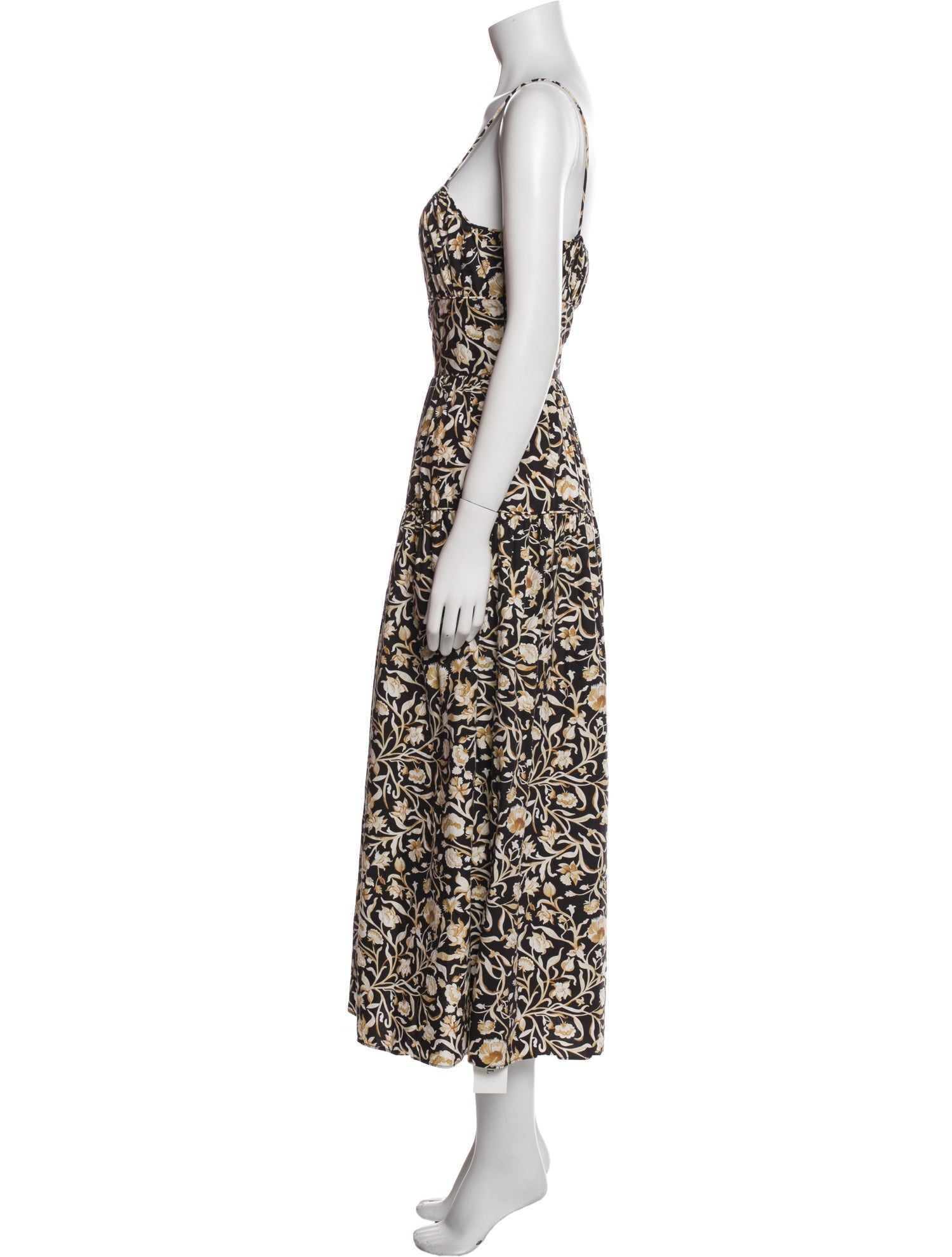 DÔEN Floral Print Long Dress