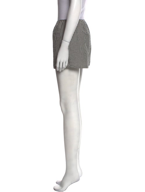 DÔEN Plaid Print Mini Shorts