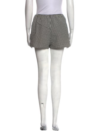DÔEN Plaid Print Mini Shorts