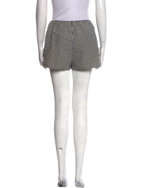 DÔEN Plaid Print Mini Shorts