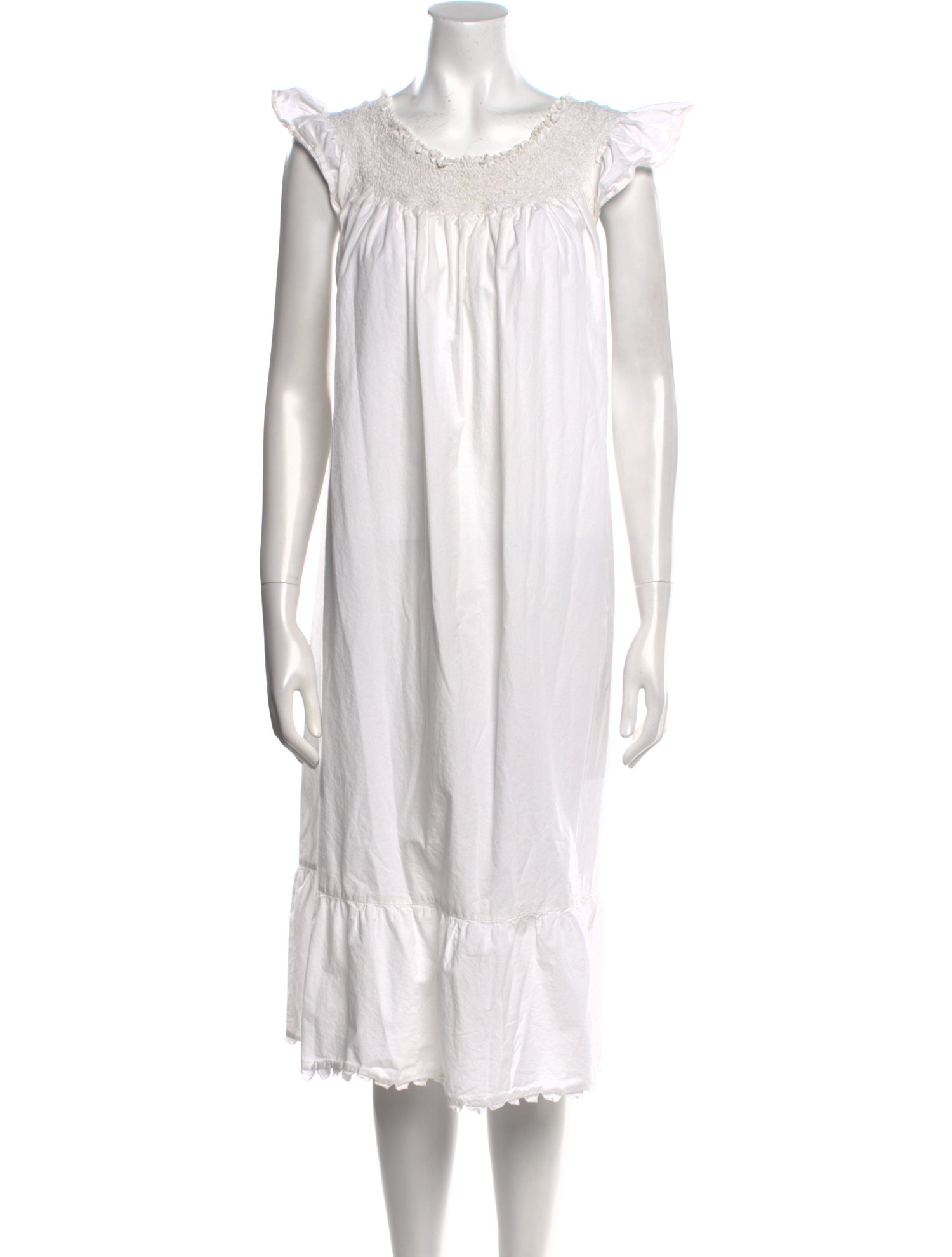 DÔEN Scoop Neck Midi Length Dress