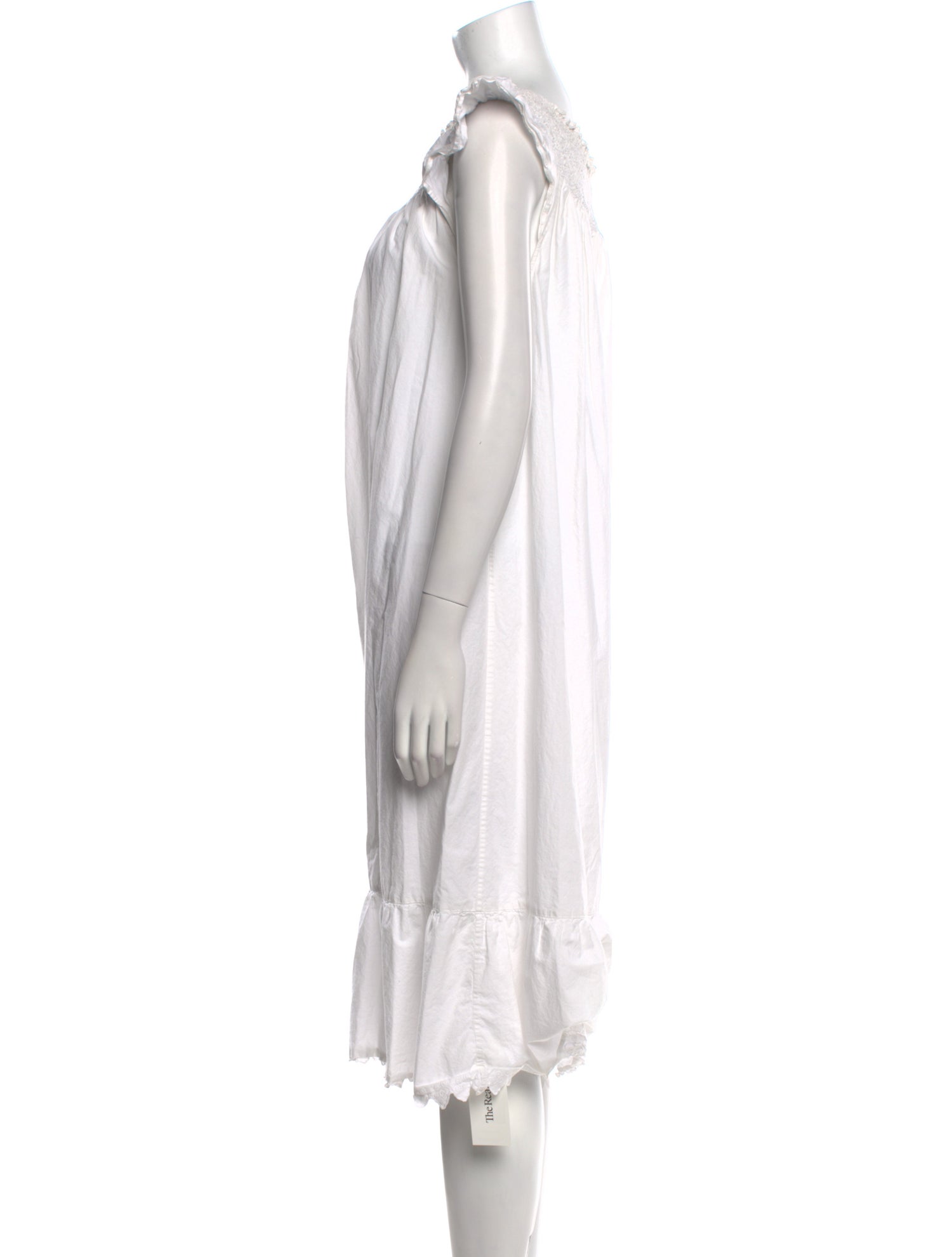 DÔEN Scoop Neck Midi Length Dress