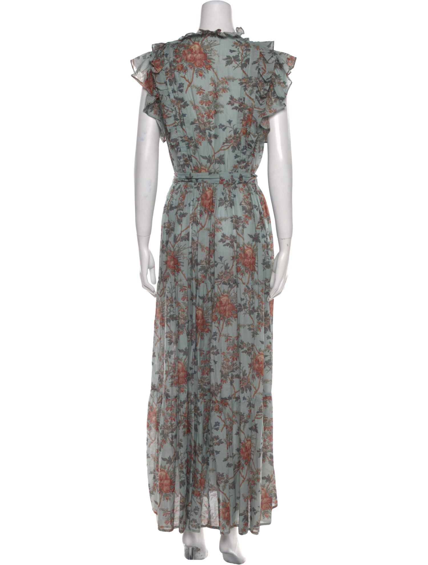 DÔEN Floral Print Long Dress