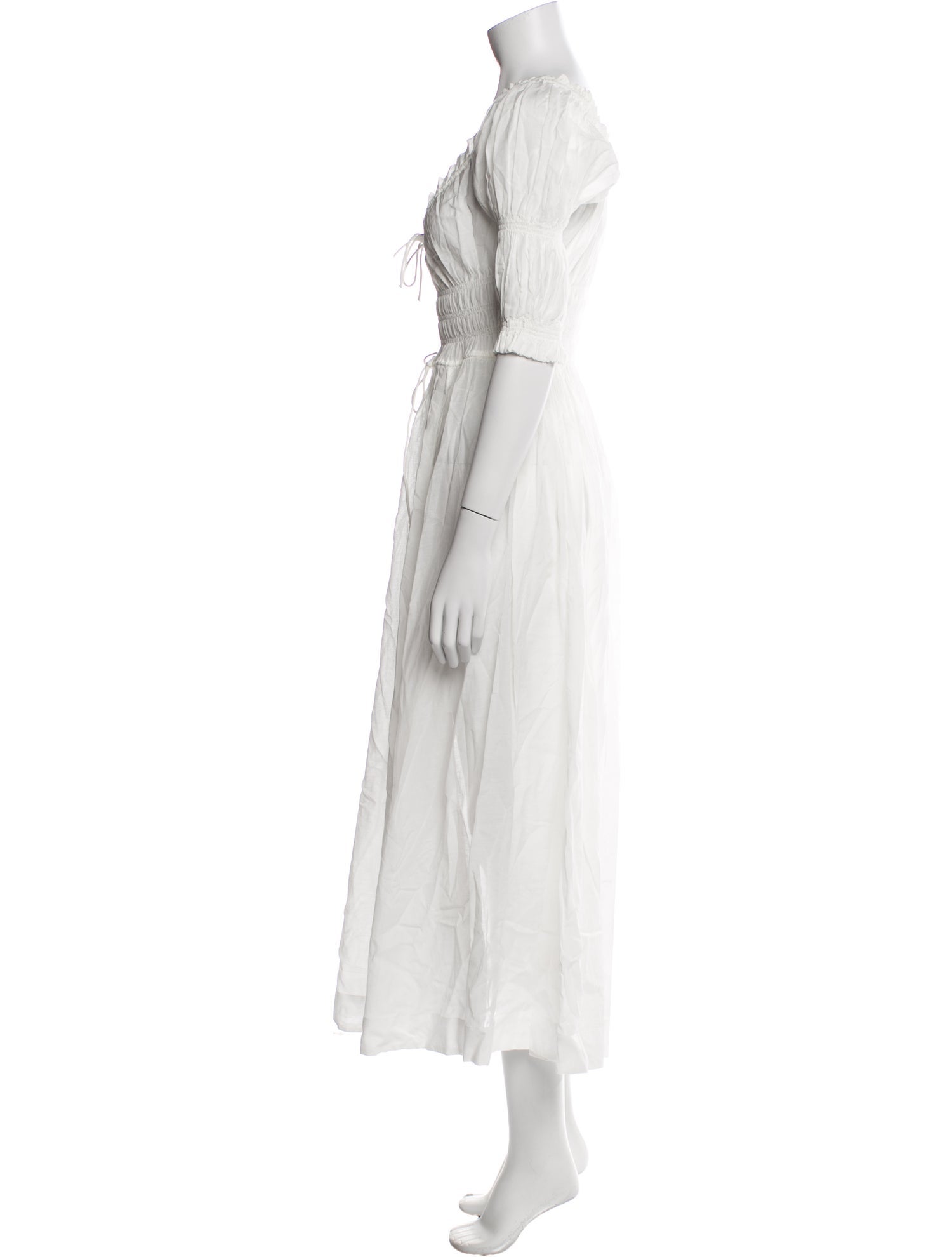 DÔEN V-Neck Long Dress