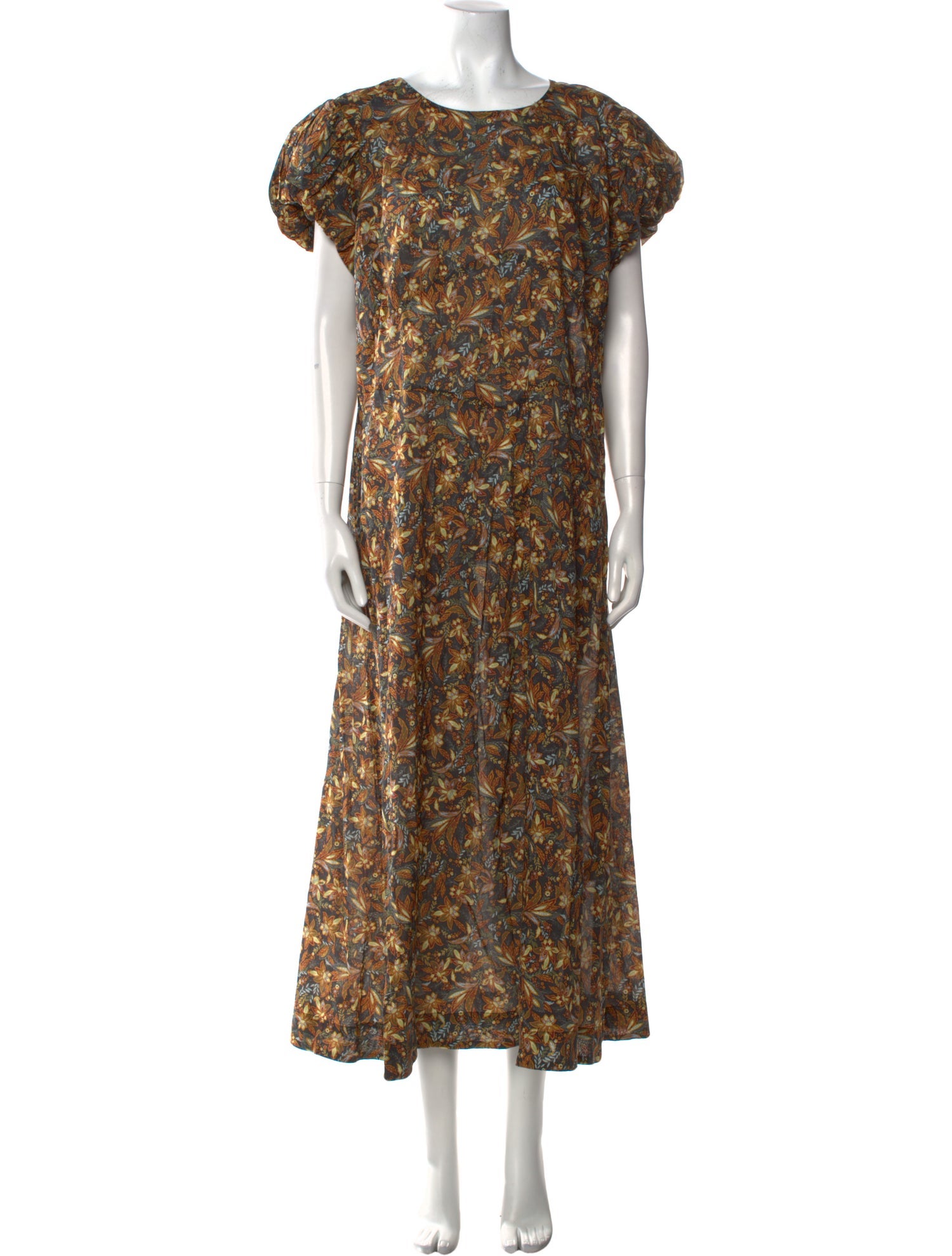 DÔEN Printed Long Dress w/ Tags