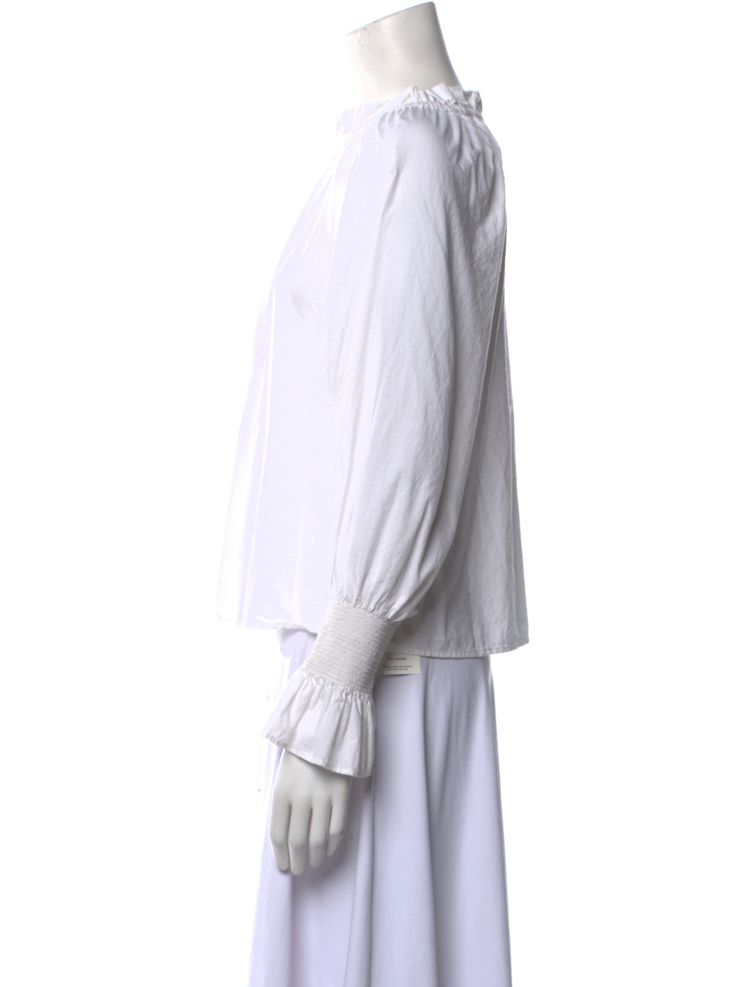 DÔEN Crew Neck Long Sleeve Blouse