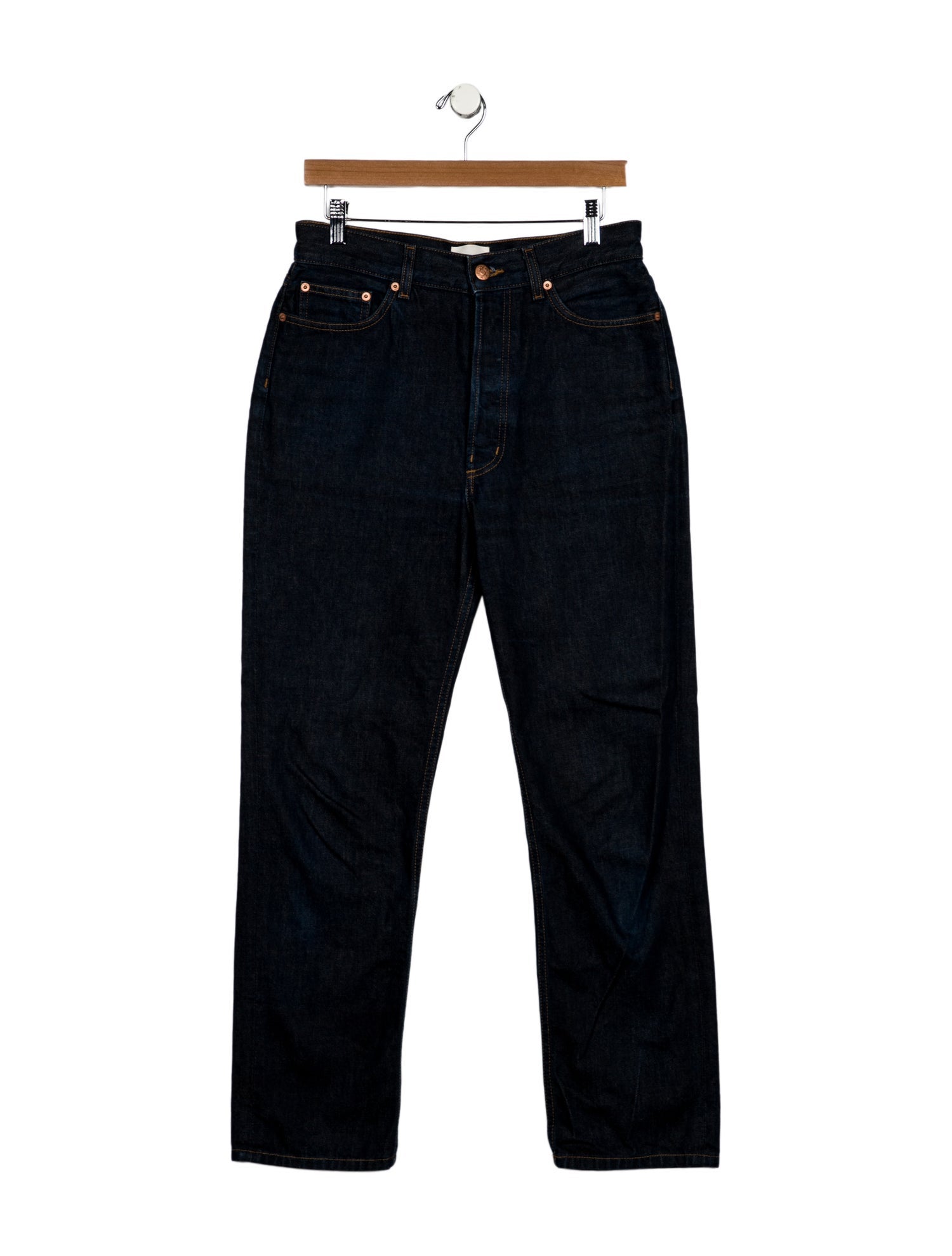 DÔEN High-Rise Straight Leg Jeans