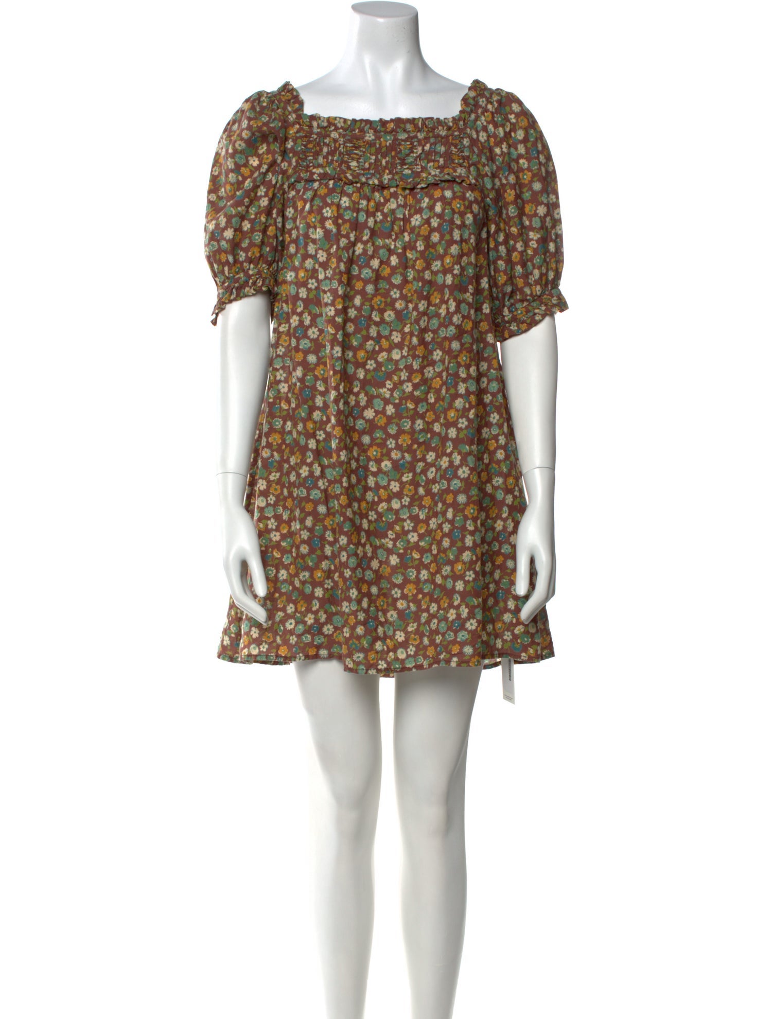 DÔEN Floral Print Mini Dress