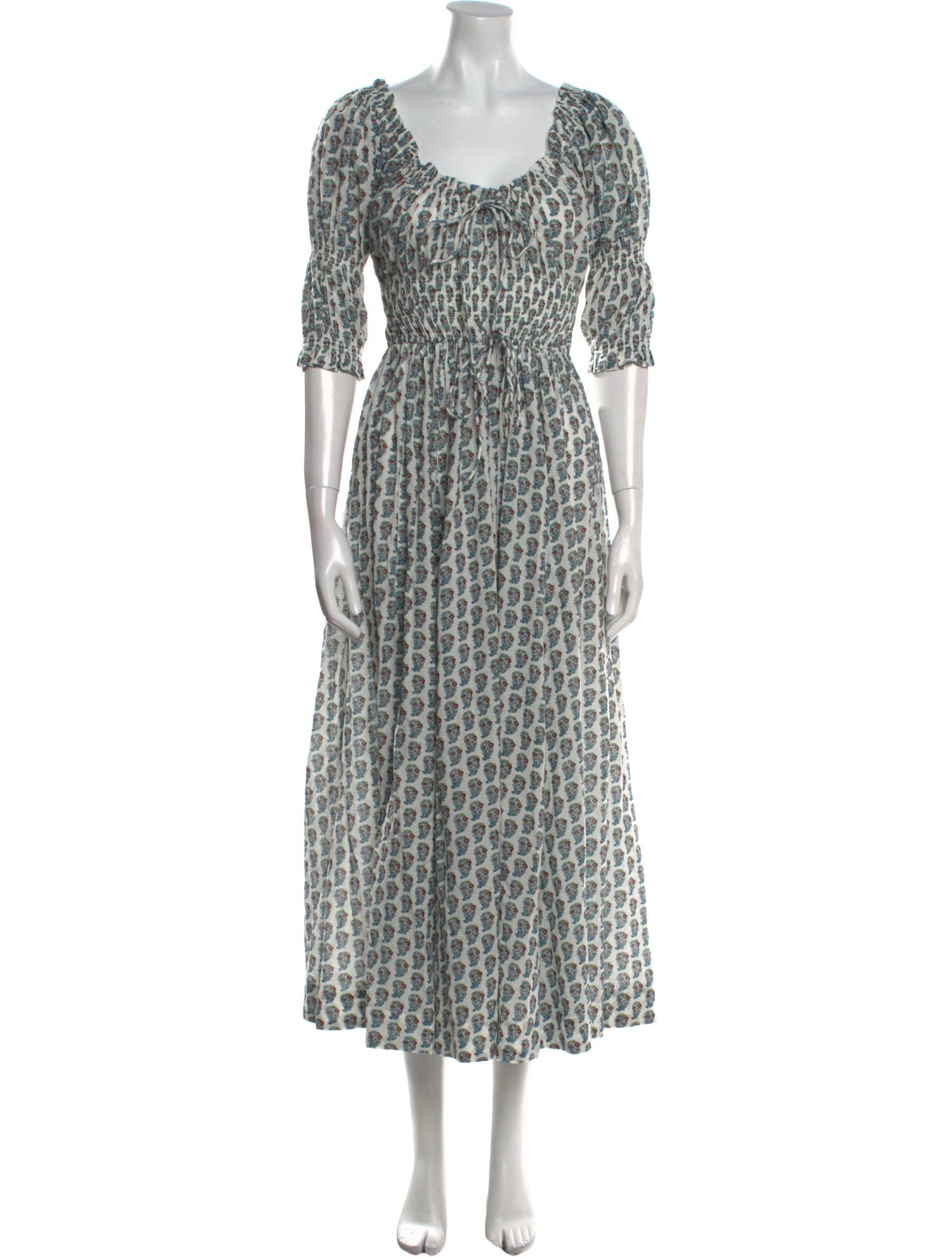 DÔEN Paisley Print Long Dress