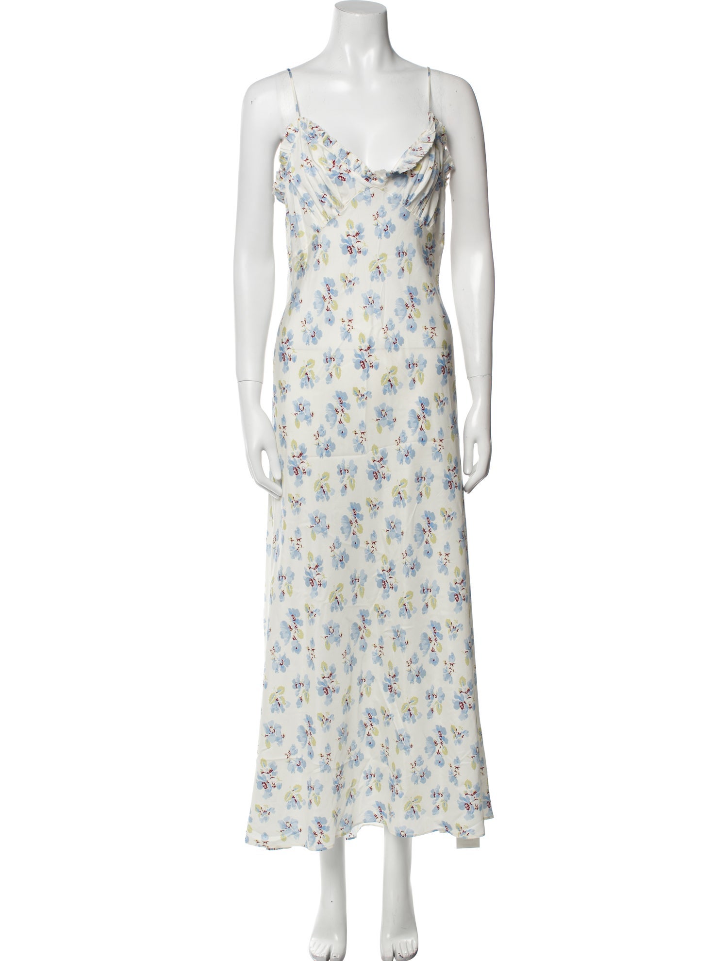 DÔEN Silk Printed Nightgown