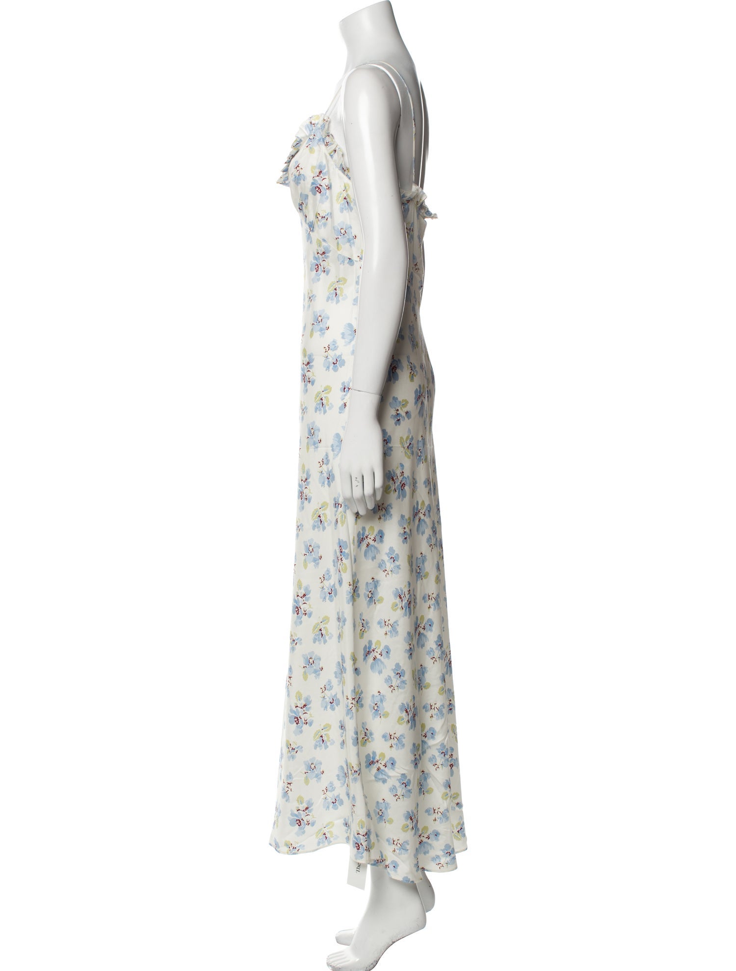 DÔEN Silk Printed Nightgown