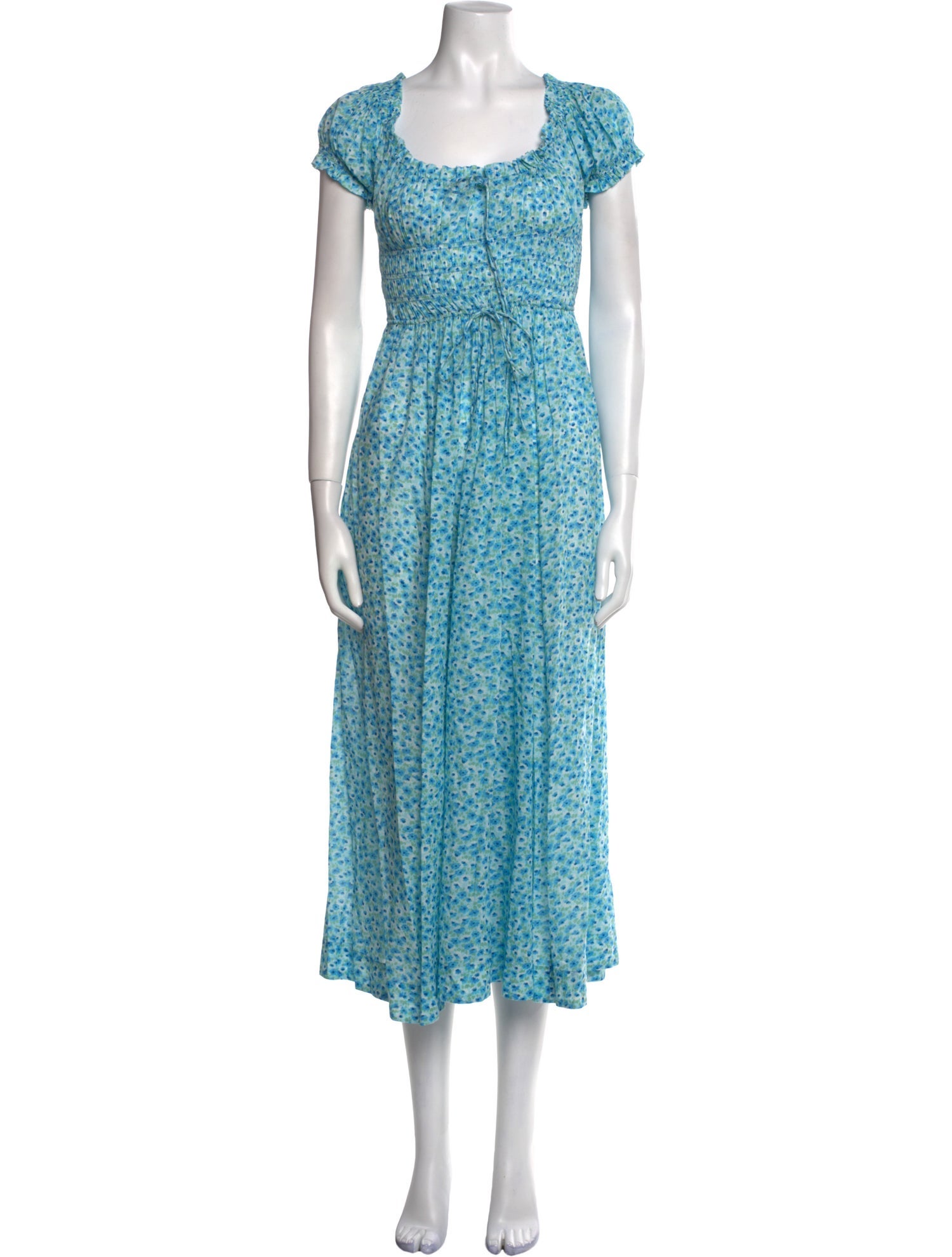 DÔEN Floral Print Long Dress