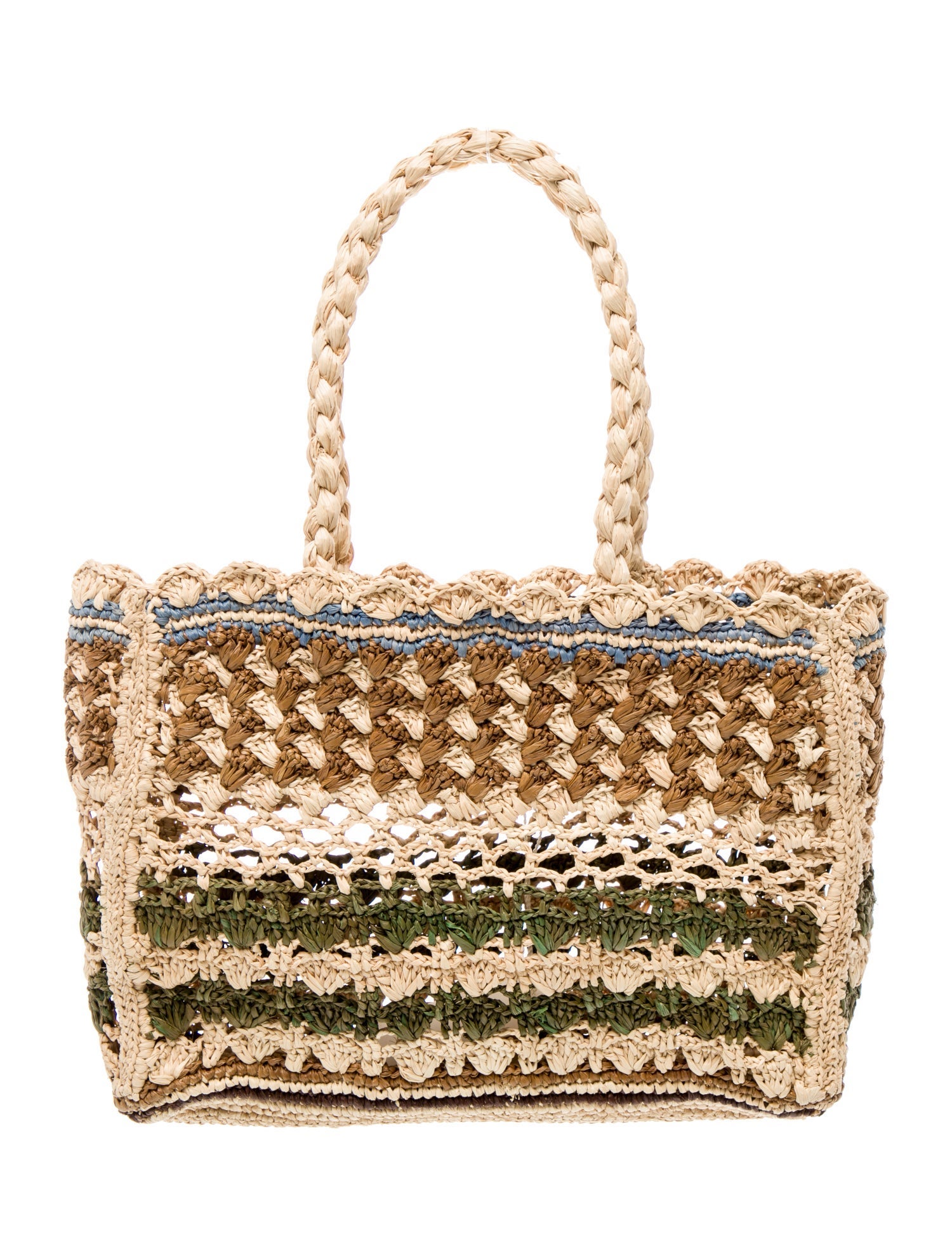 DÔEN Raffia Top Handle Bag w/ Tags