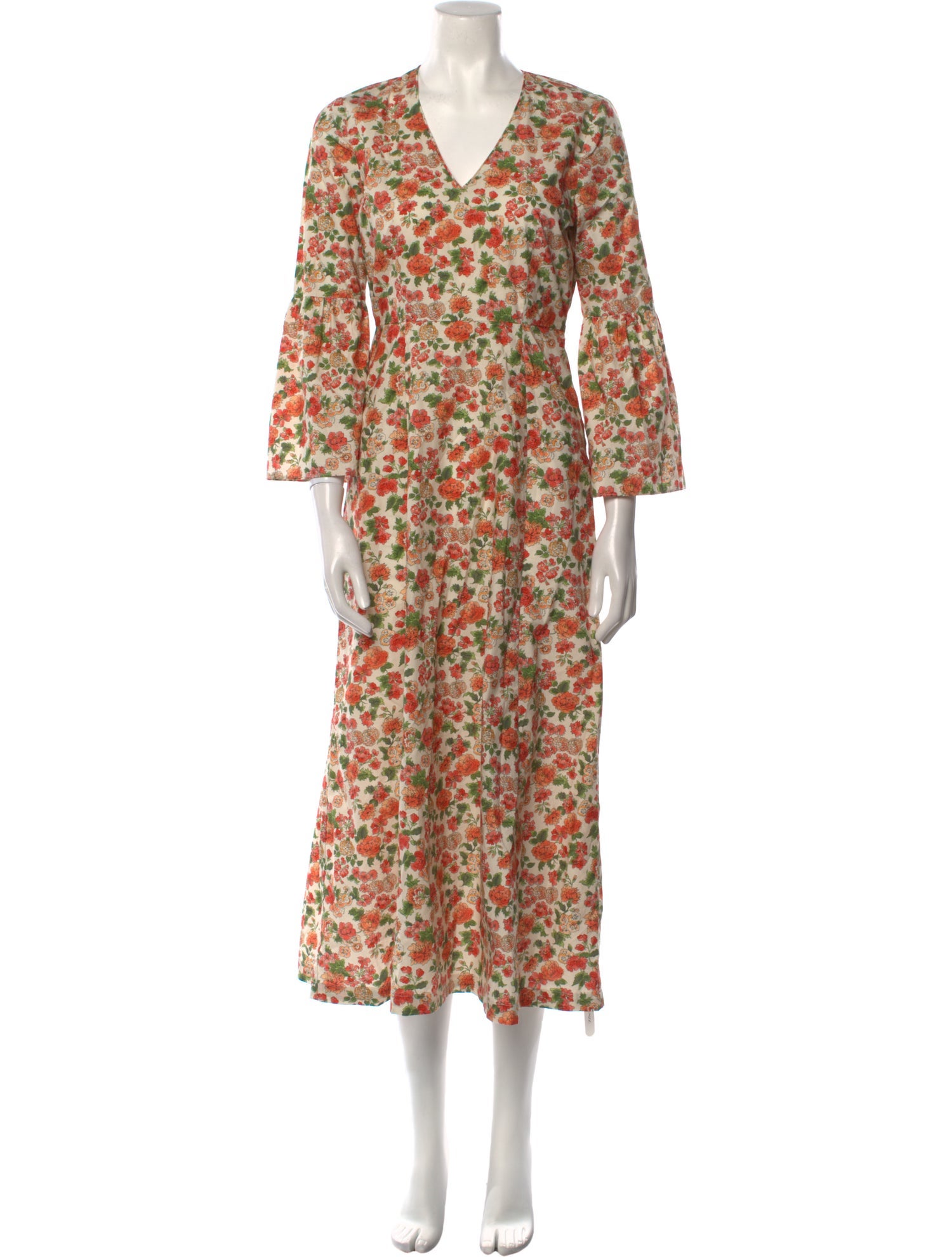 DÔEN Floral Print Long Dress