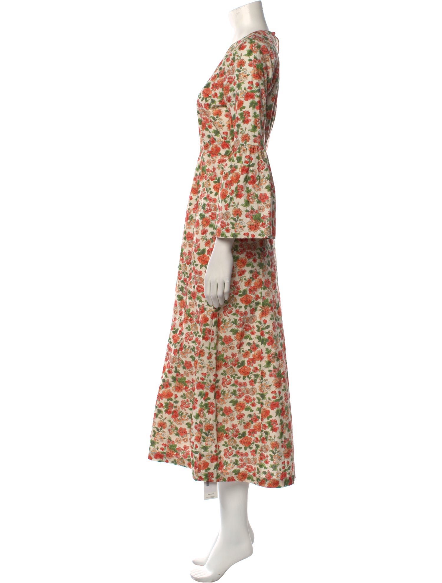 DÔEN Floral Print Long Dress