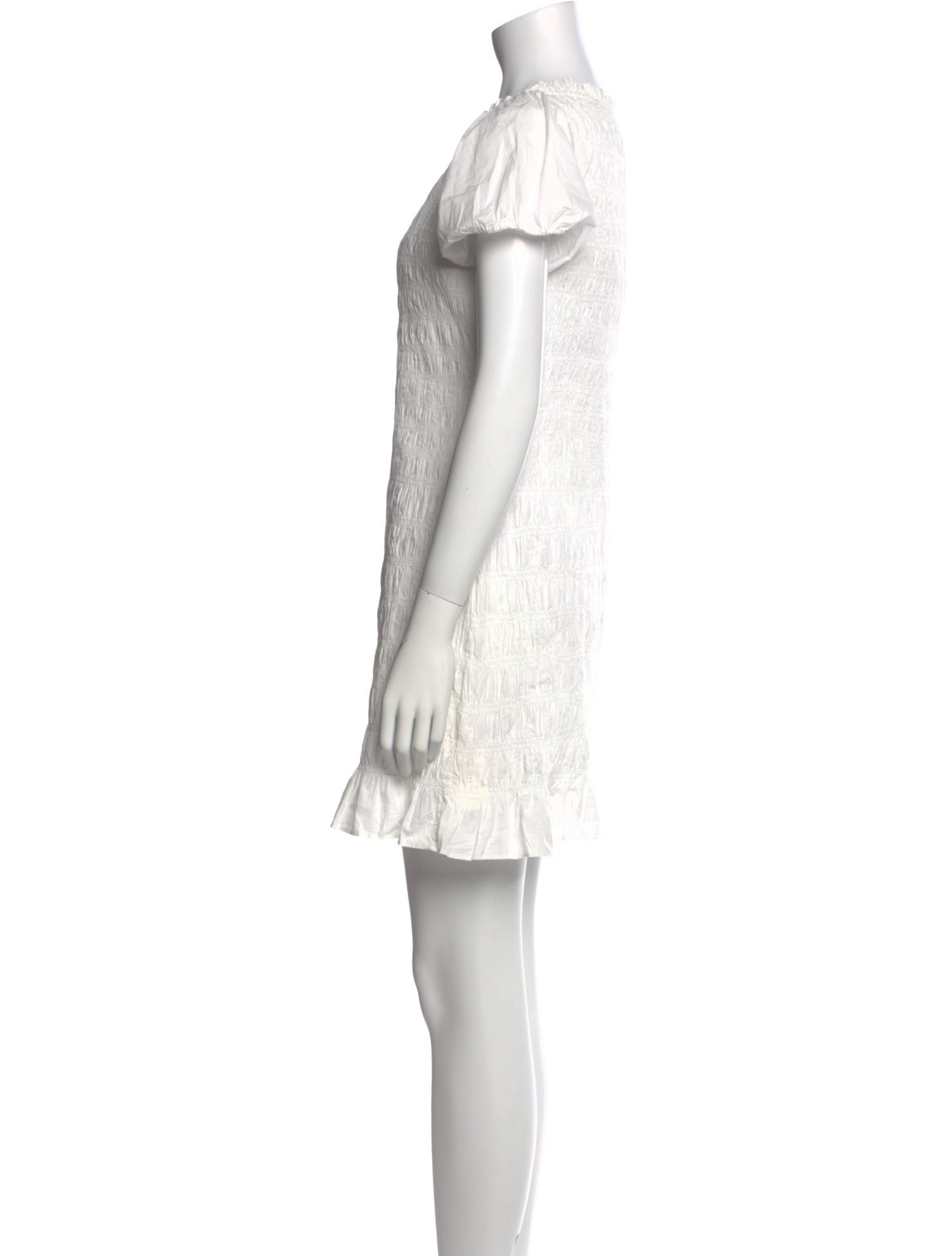 DÔEN Bateau Neckline Mini Dress