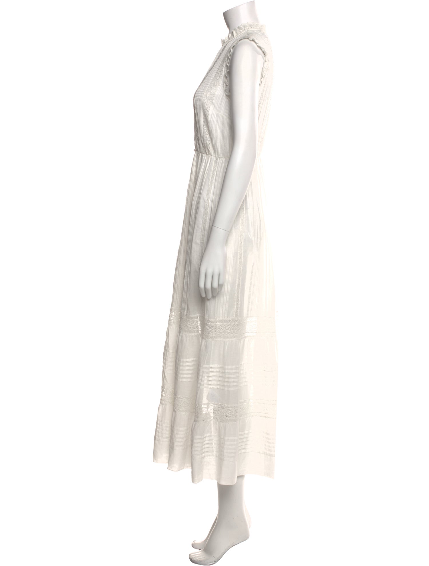 DÔEN Mock Neck Long Dress