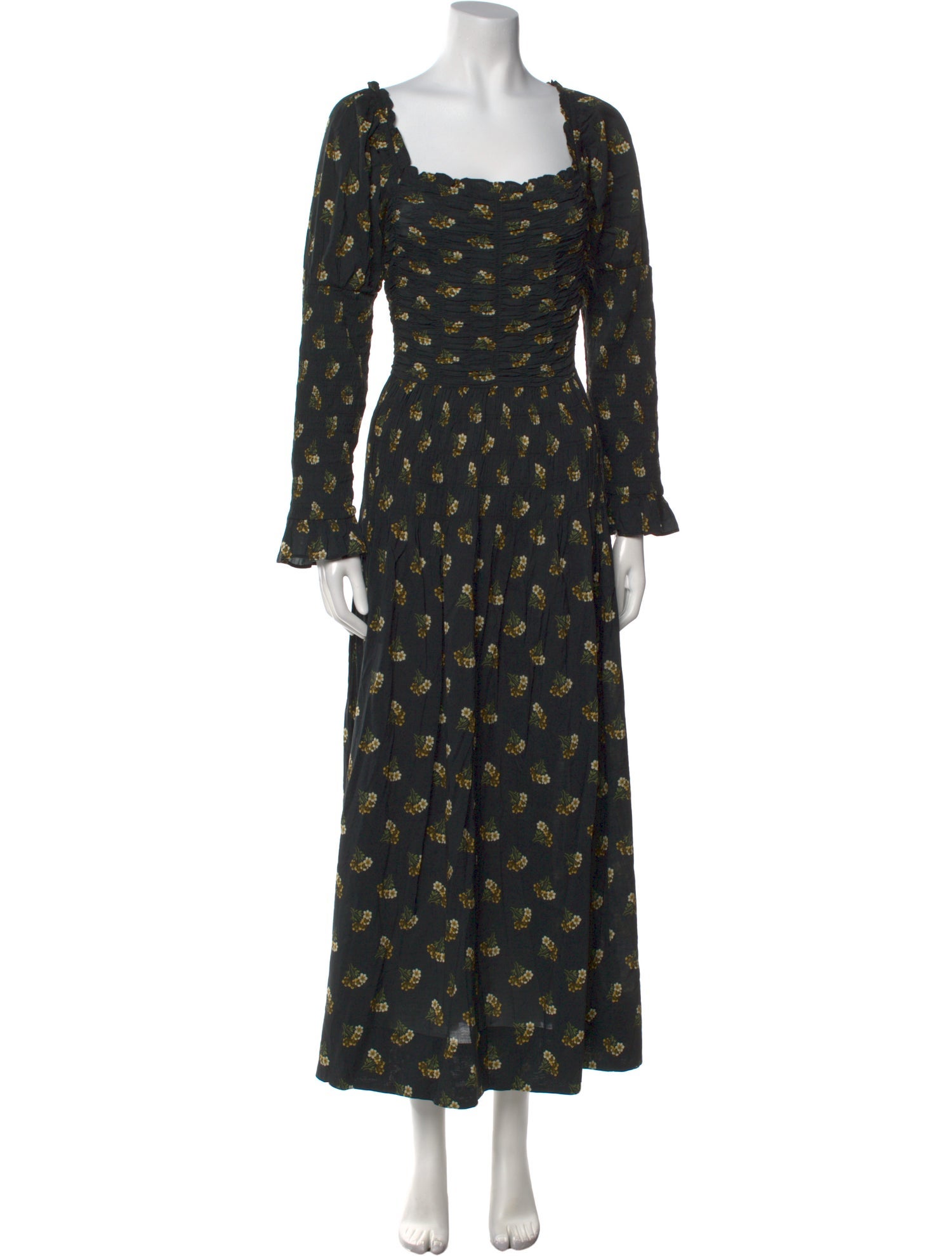 DÔEN Floral Print Long Dress