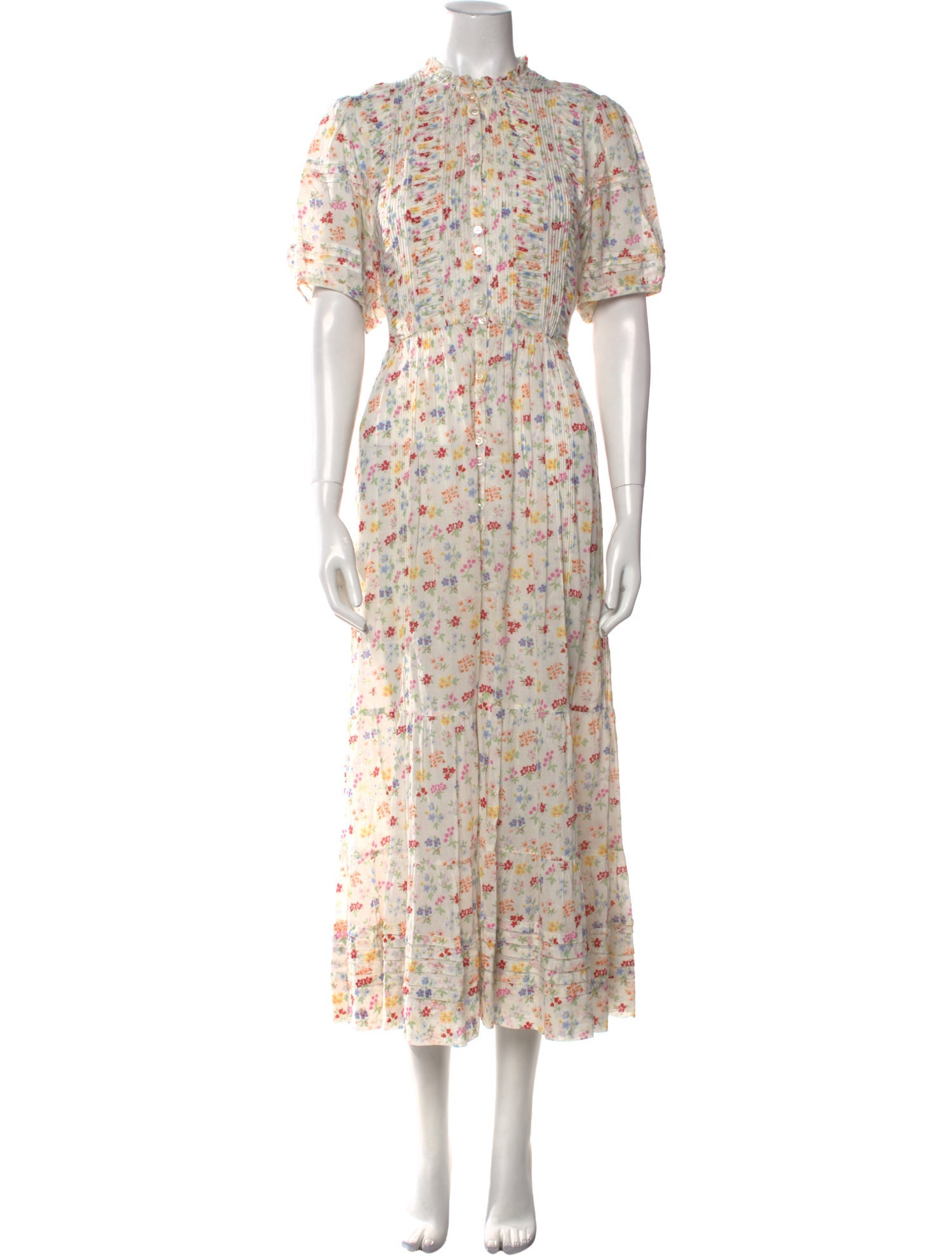 DÔEN Floral Print Long Dress