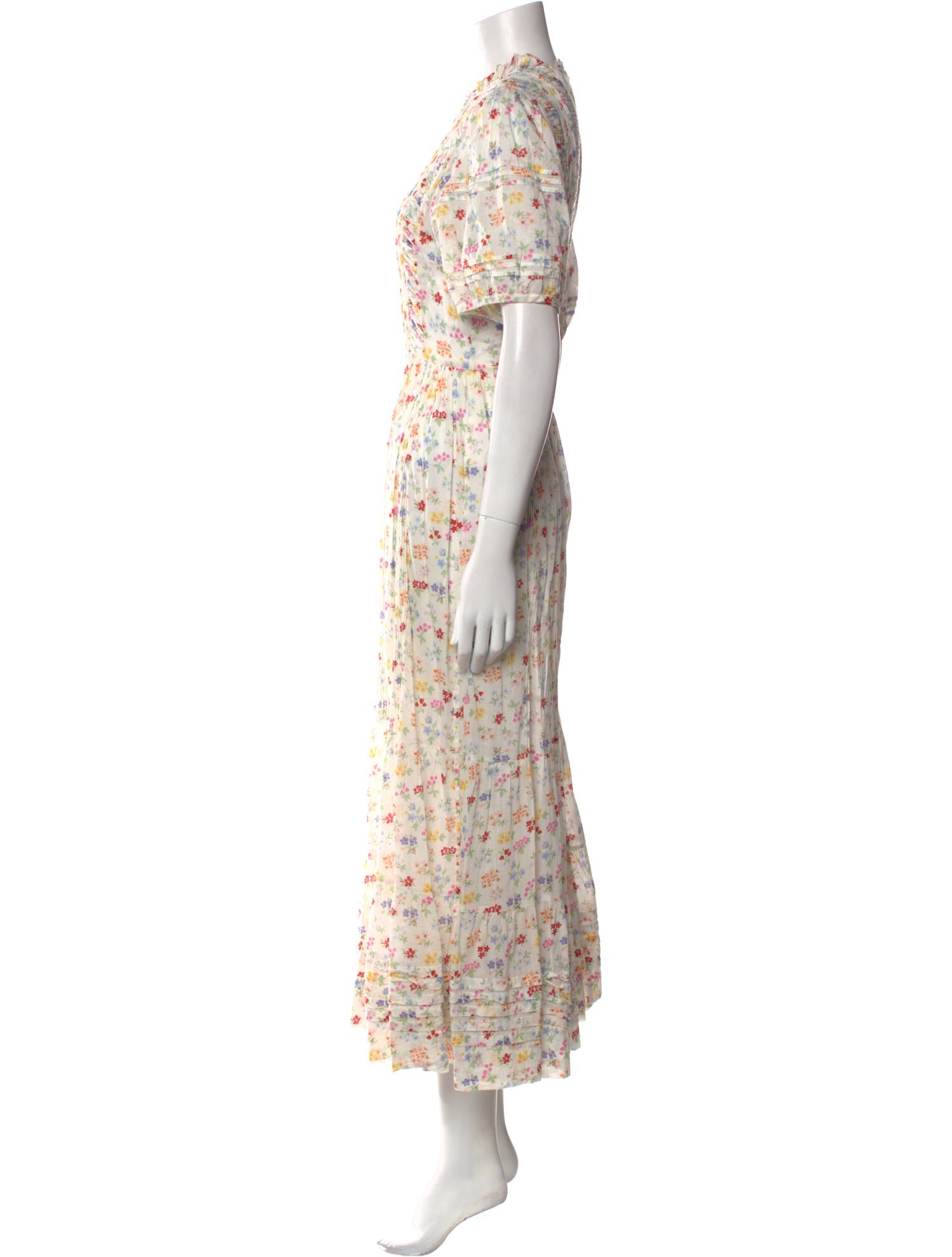 DÔEN Floral Print Long Dress