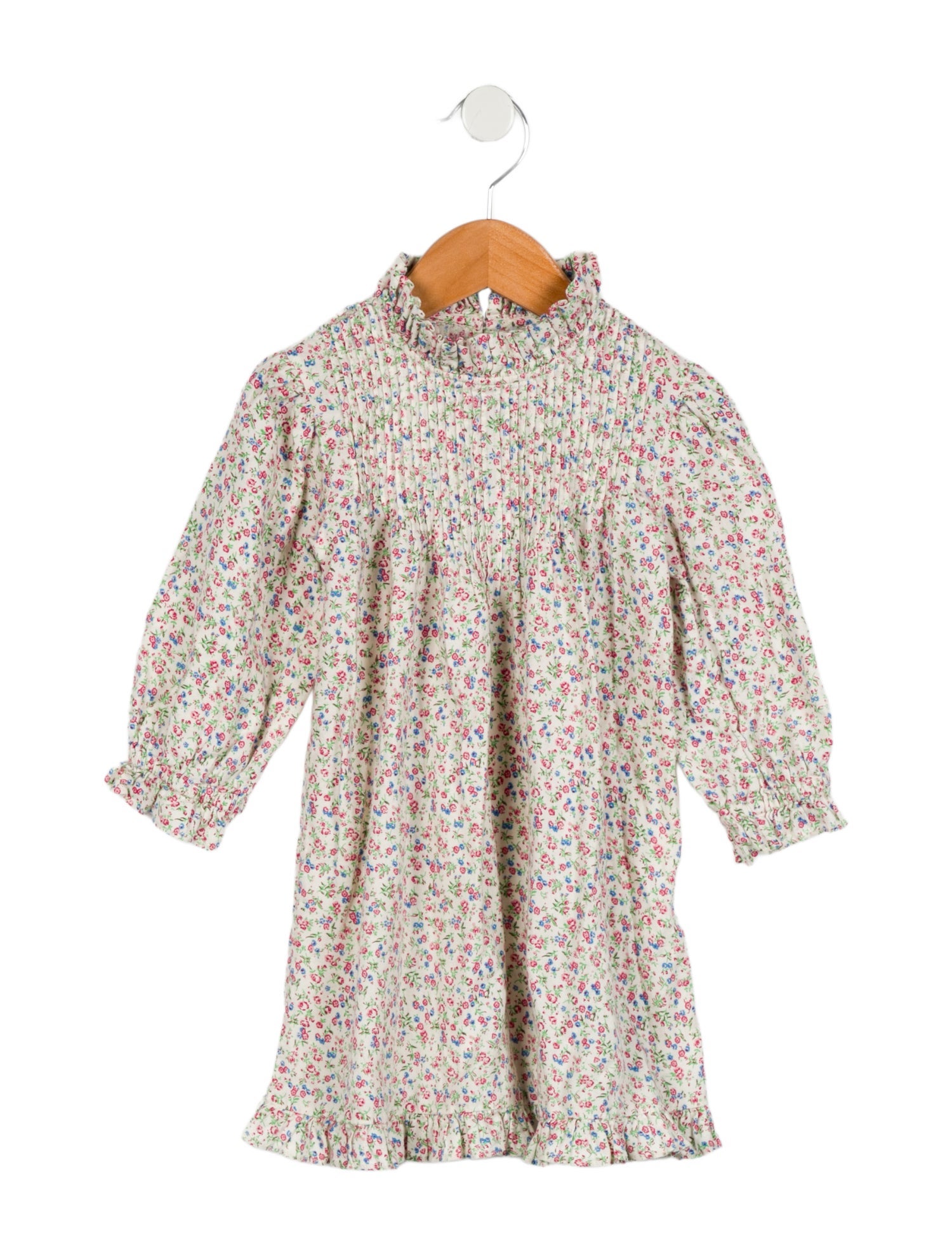 DÔEN Toddler Girls' Printed Long Sleeve Dress