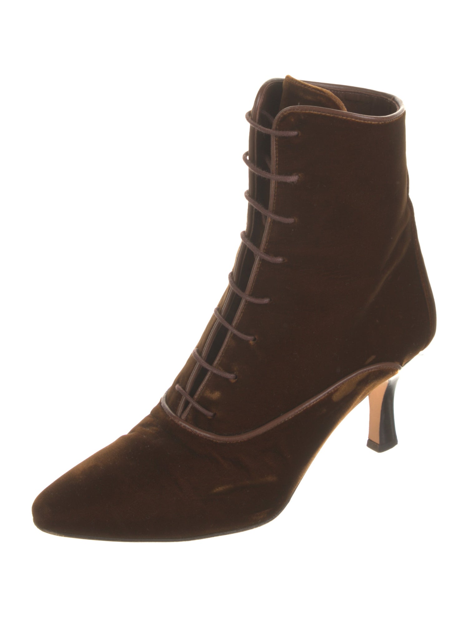 DÔEN Velvet Lace-Up Boots