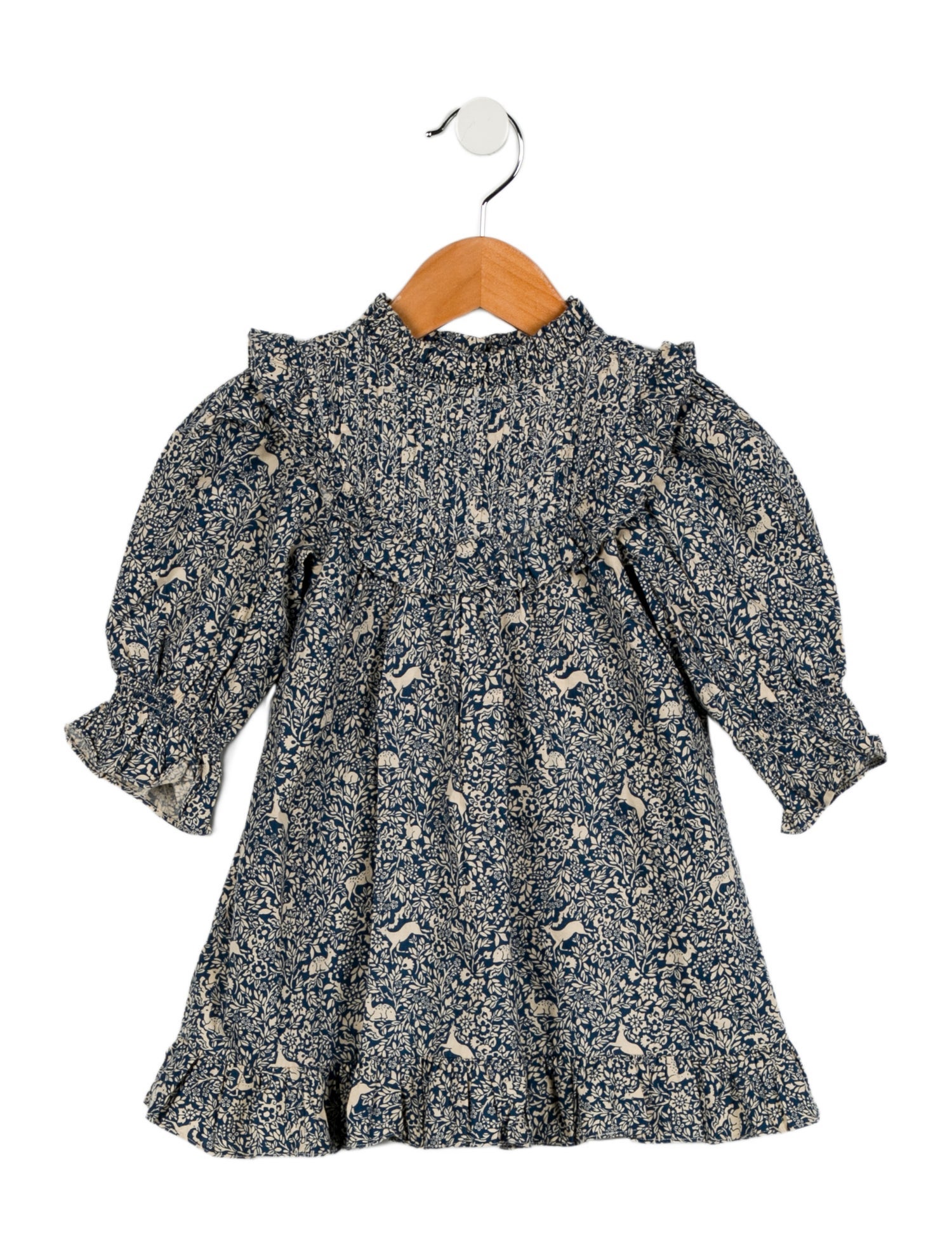 DÔEN Toddler Girls' Printed Long Sleeve Dress w/Tags