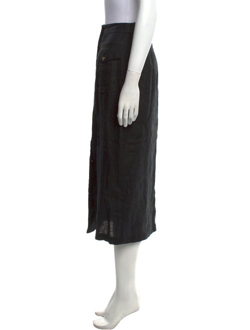 DÔEN Linen Midi Length Skirt