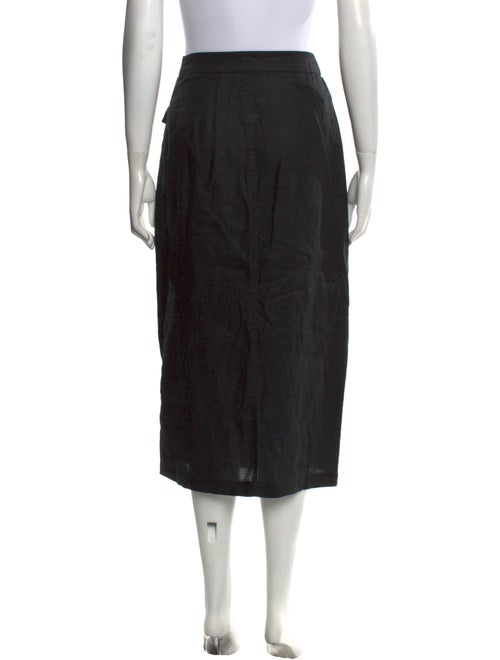 DÔEN Linen Midi Length Skirt